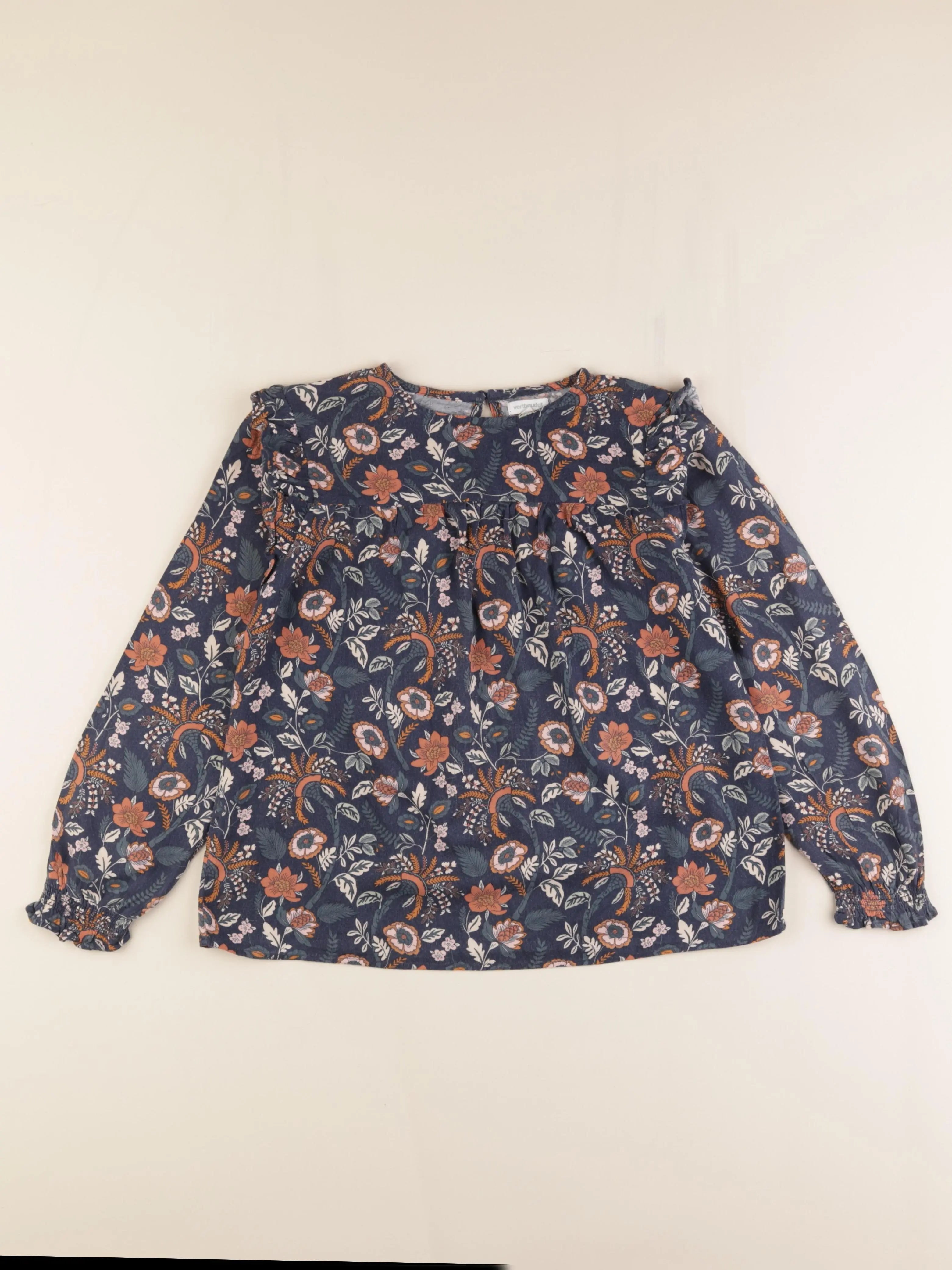 Vertbaudet - blouse bleu - 10 ans