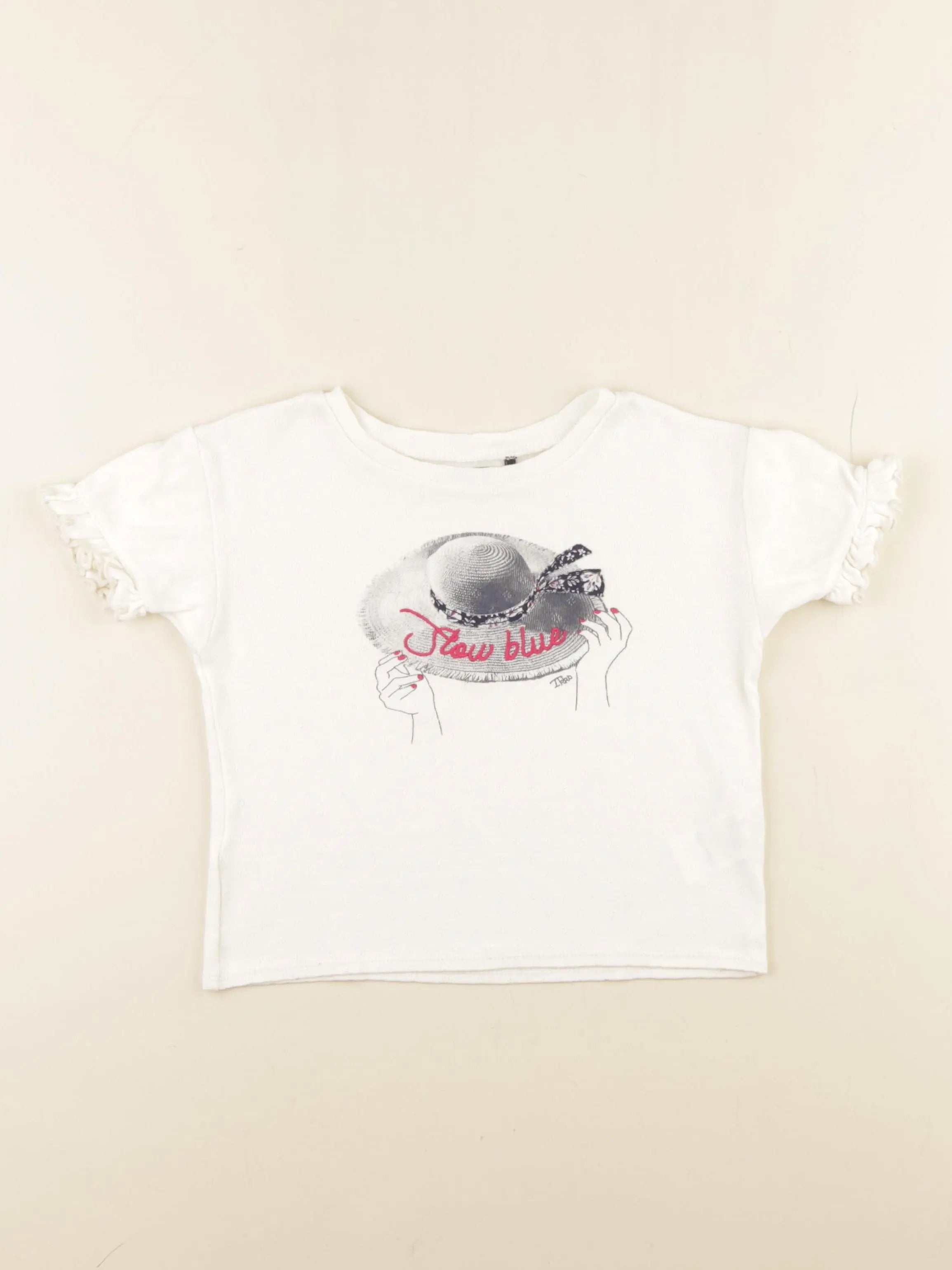 IKKS - tee-shirt blanc - 4 ans
