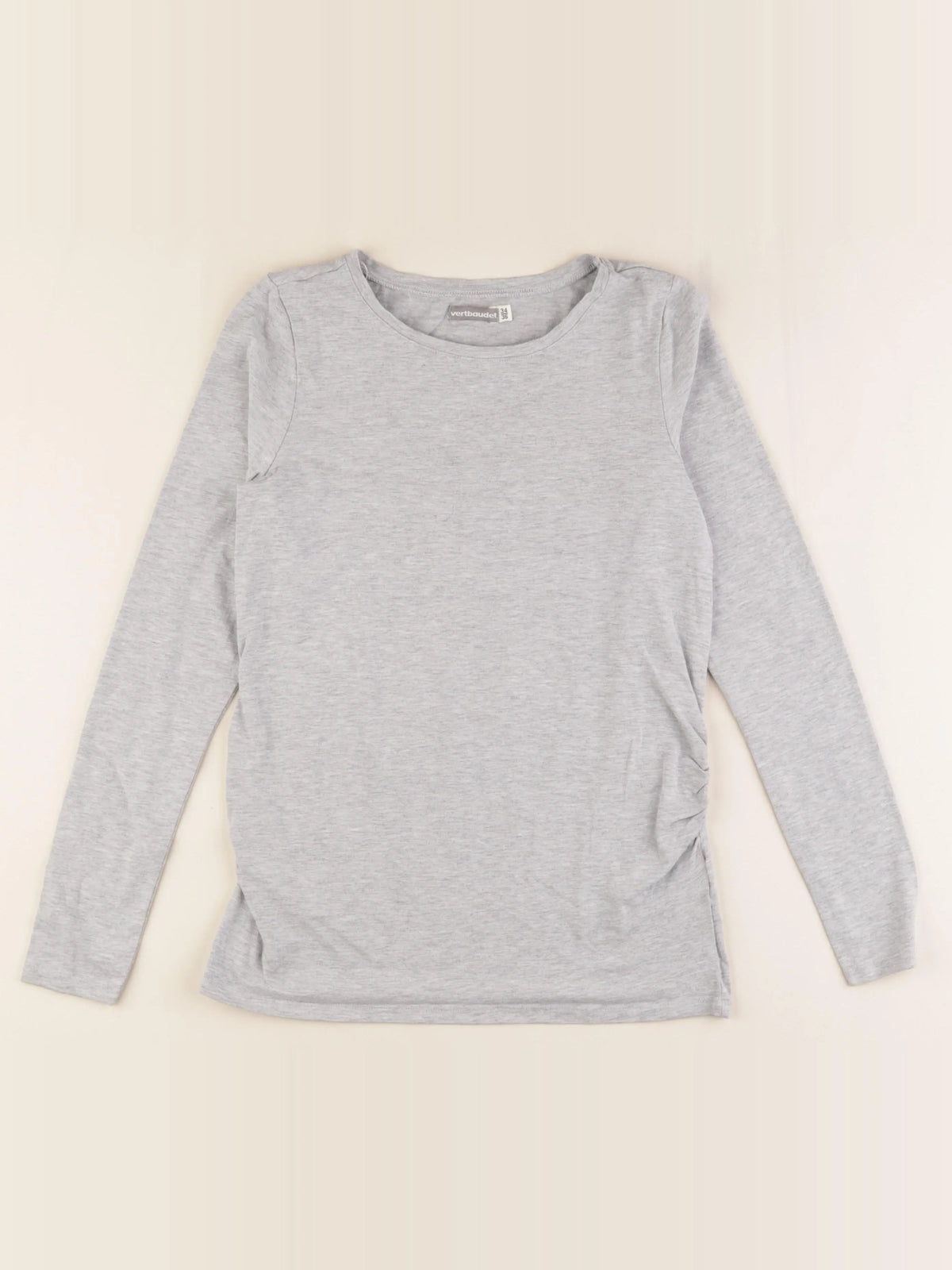 Vertbaudet - tee-shirt grossesse gris - 38 à 40