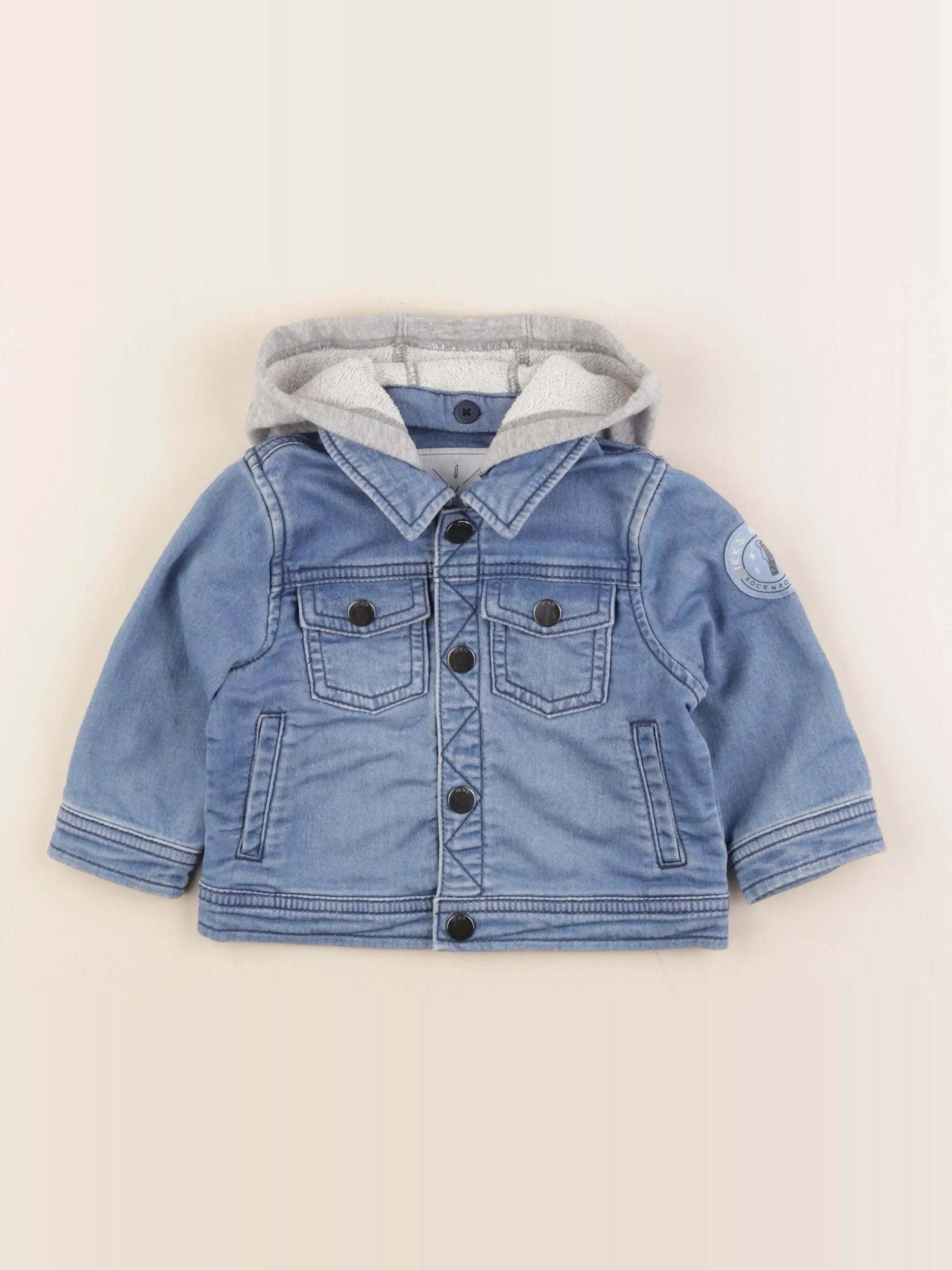 IKKS - veste bleu - 12 mois