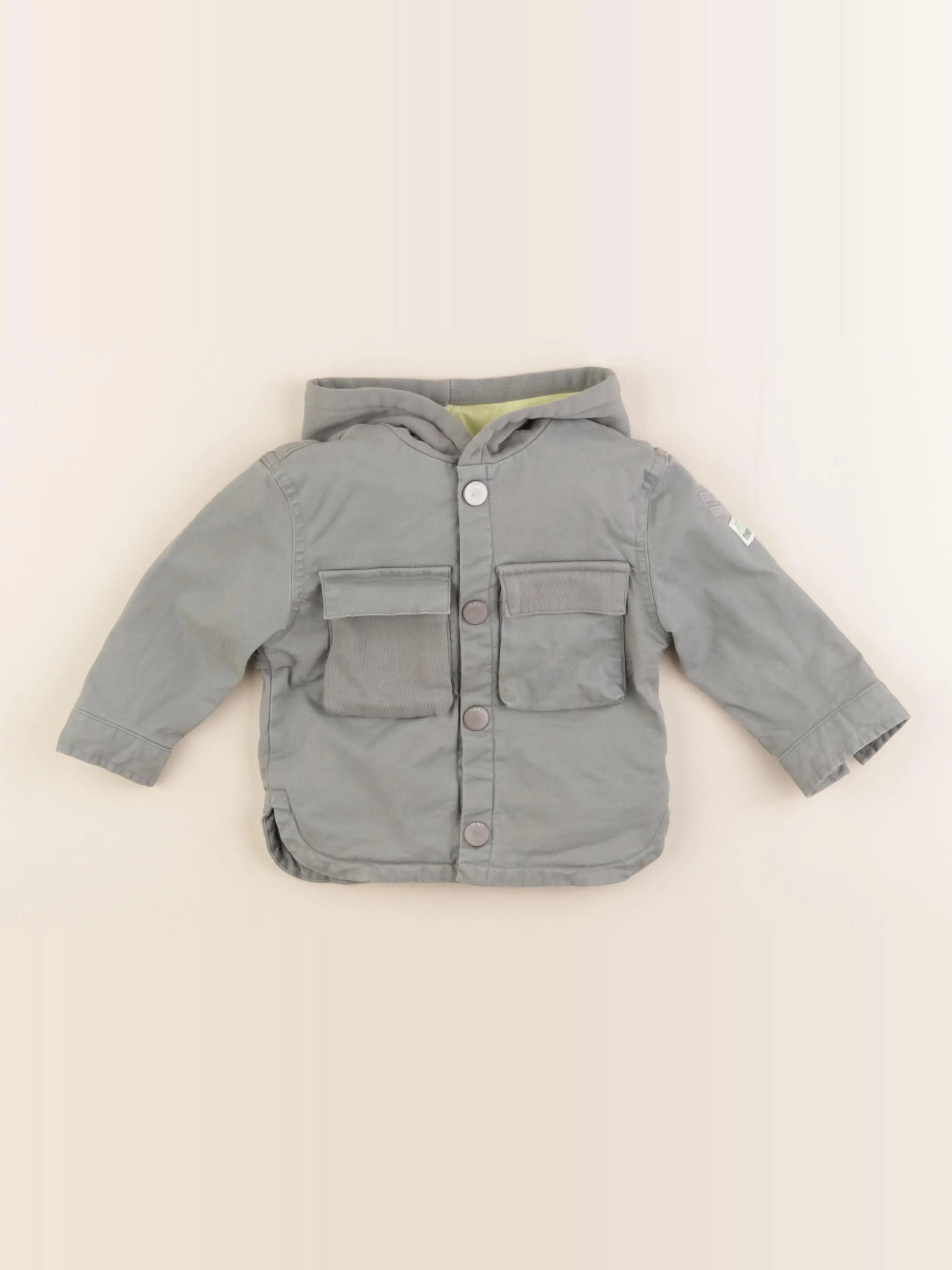 IKKS - sweat imprimé au dos vert - 12 mois