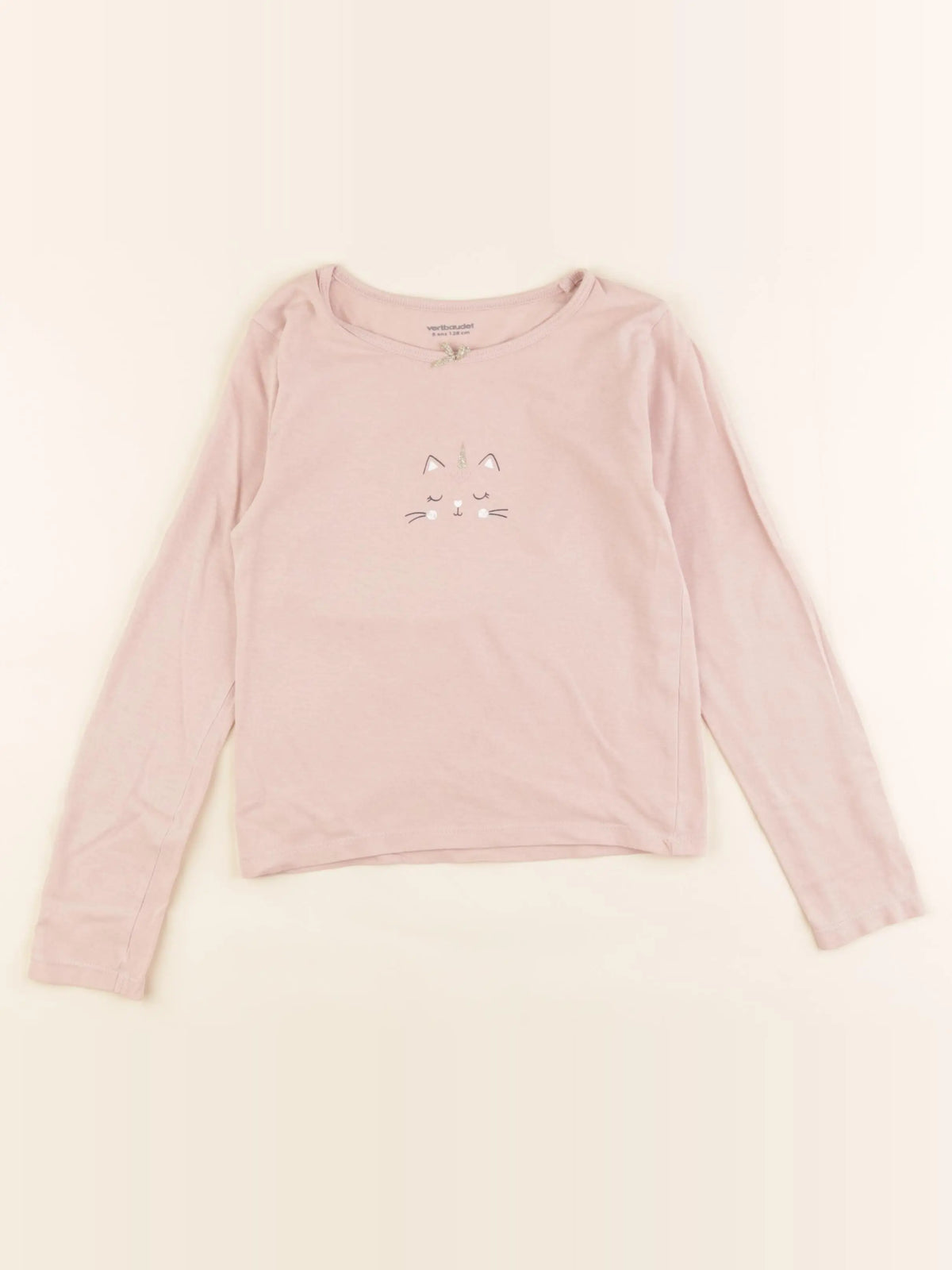 Vertbaudet - maillot de corps rose - 8 ans