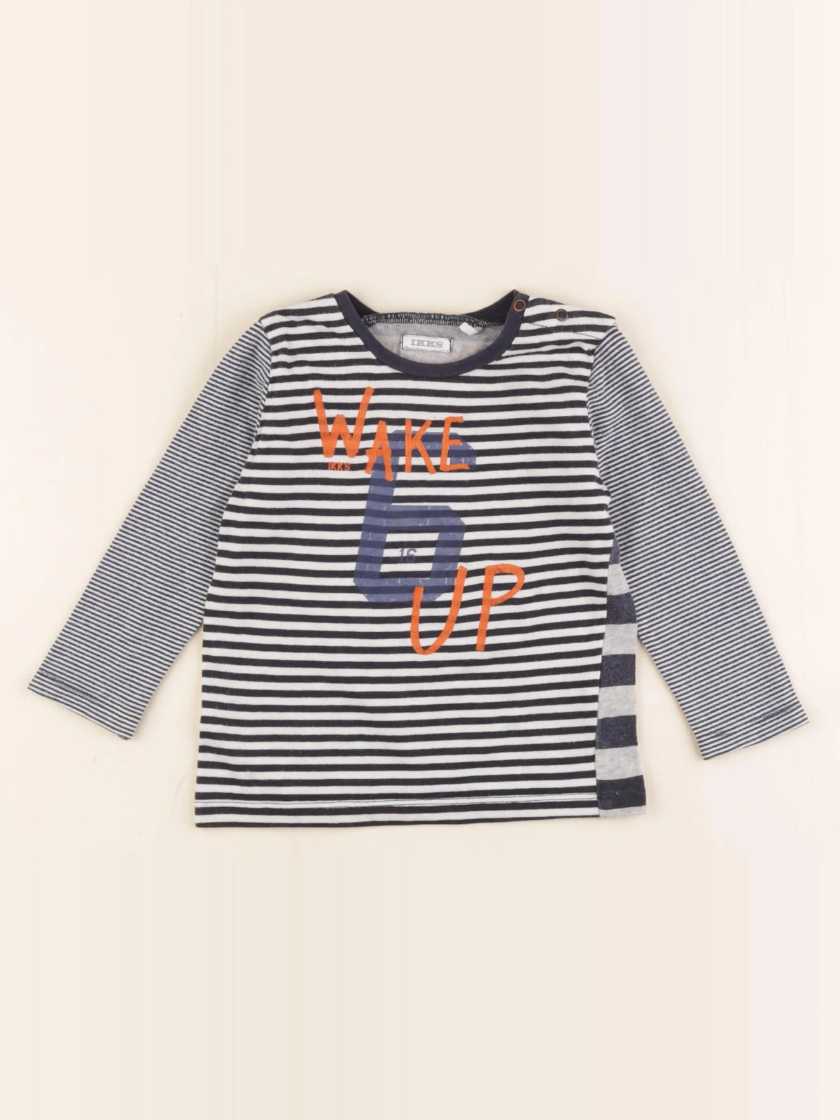 IKKS - tee-shirt bleu - 18 mois