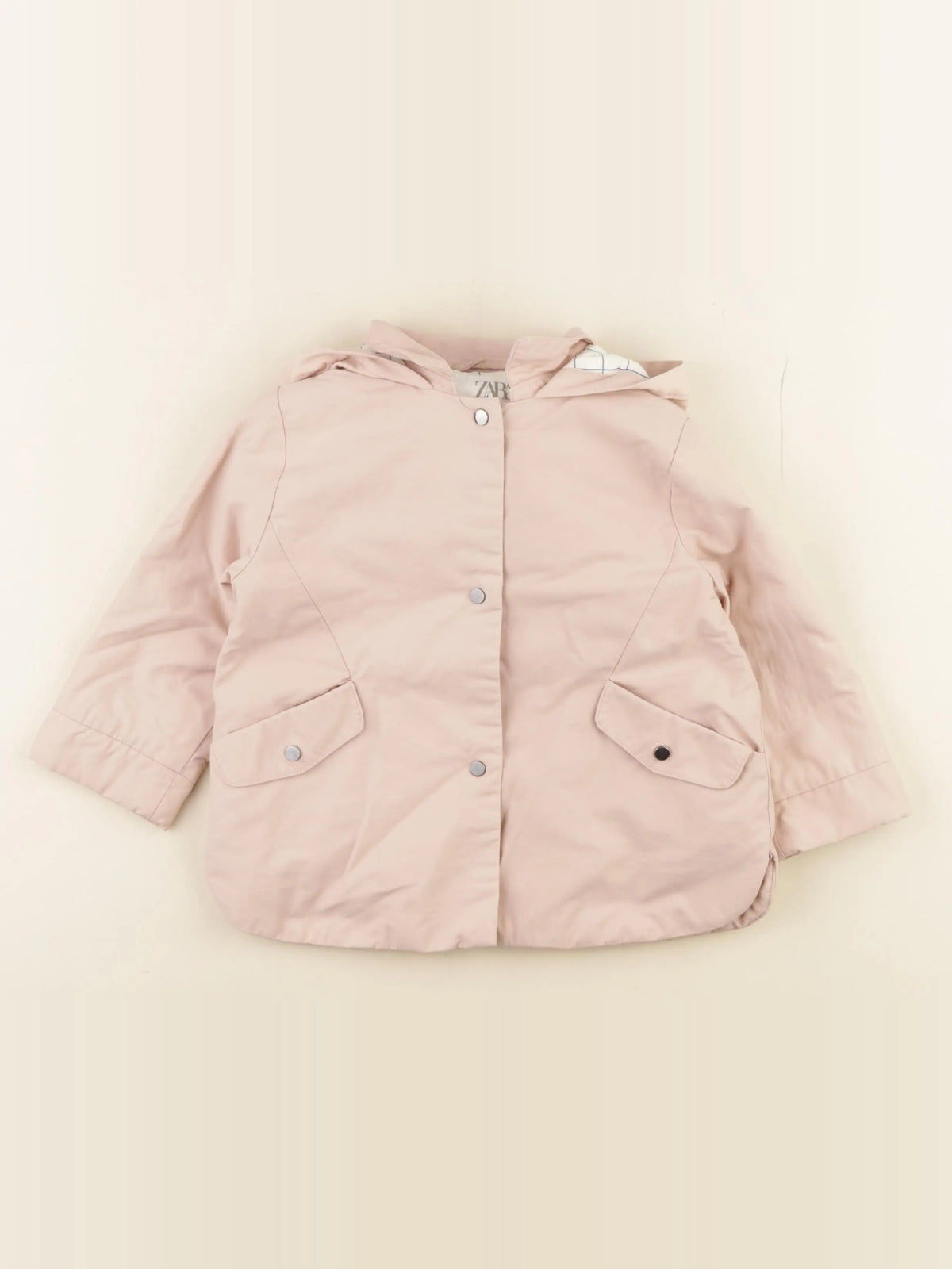 Zara - veste doublé rose - 18/24 mois