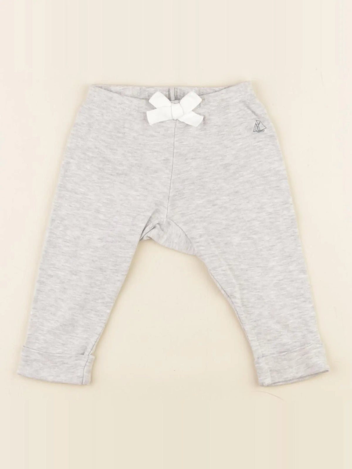 Petit Bateau - legging gris - 6 mois