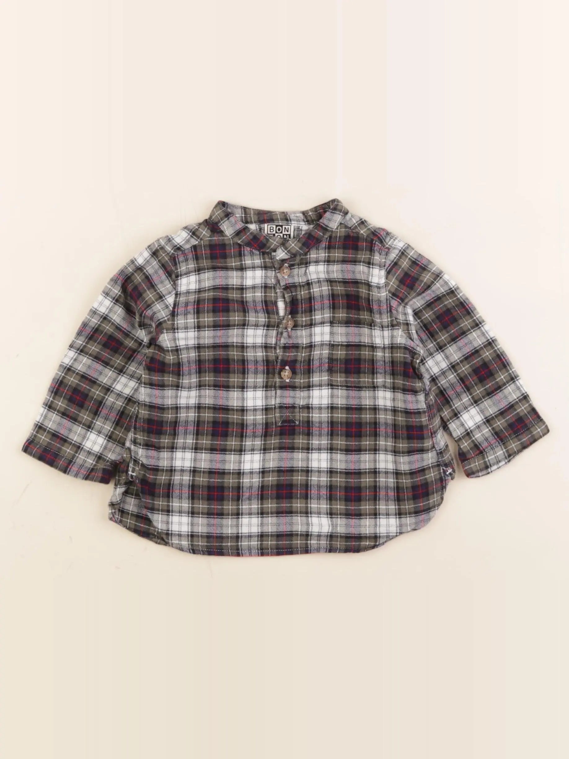 Bonton - chemise multicolore - 6 mois