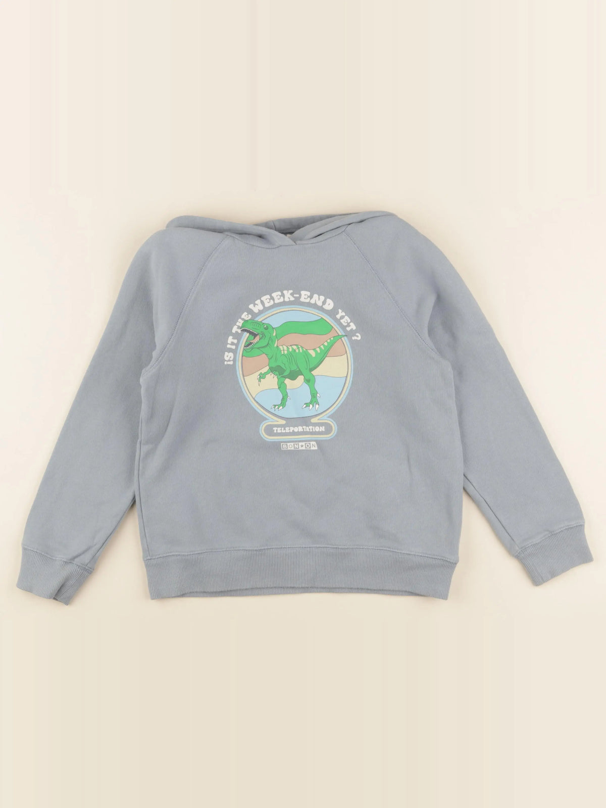 Bonton - sweat bleu - 8 ans