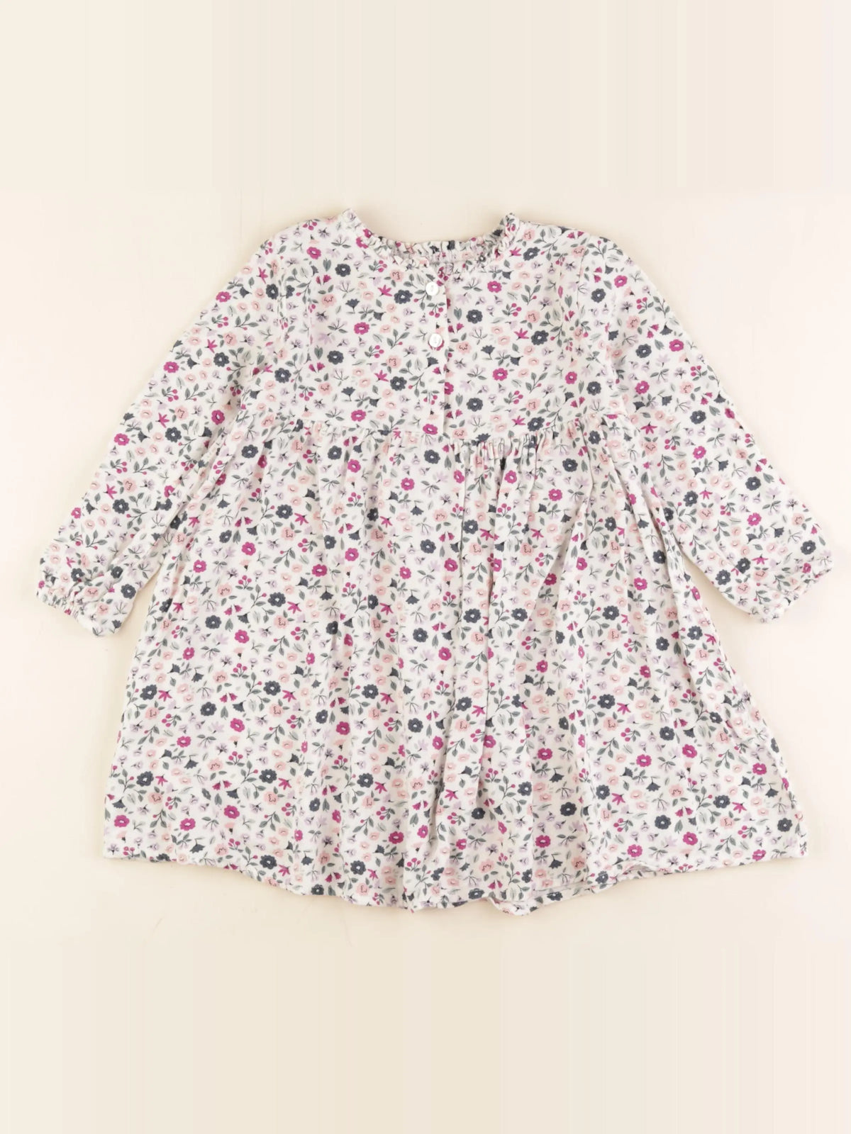 Vertbaudet - robe rose - 3 ans