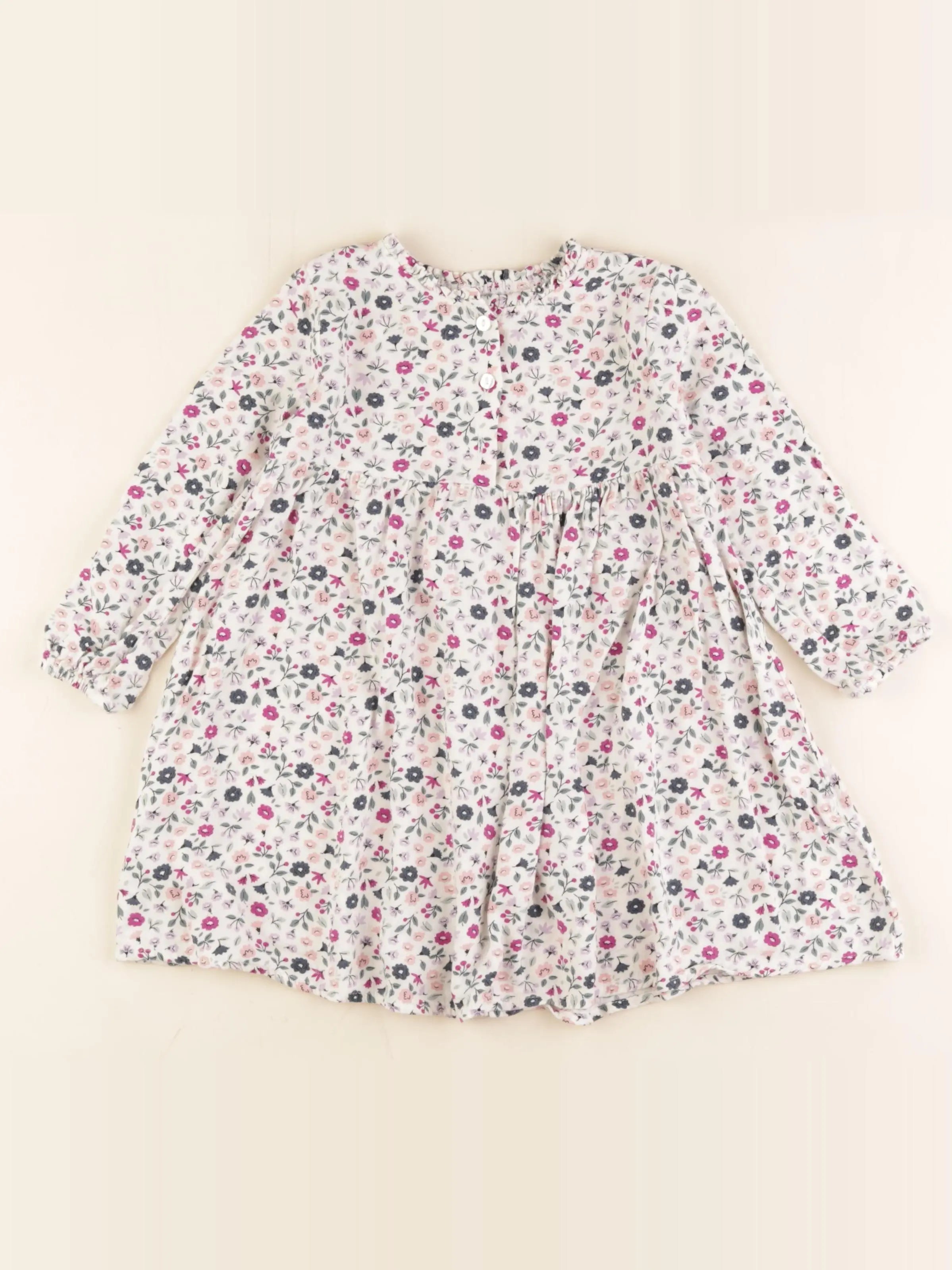Vertbaudet - robe rose - 3 ans