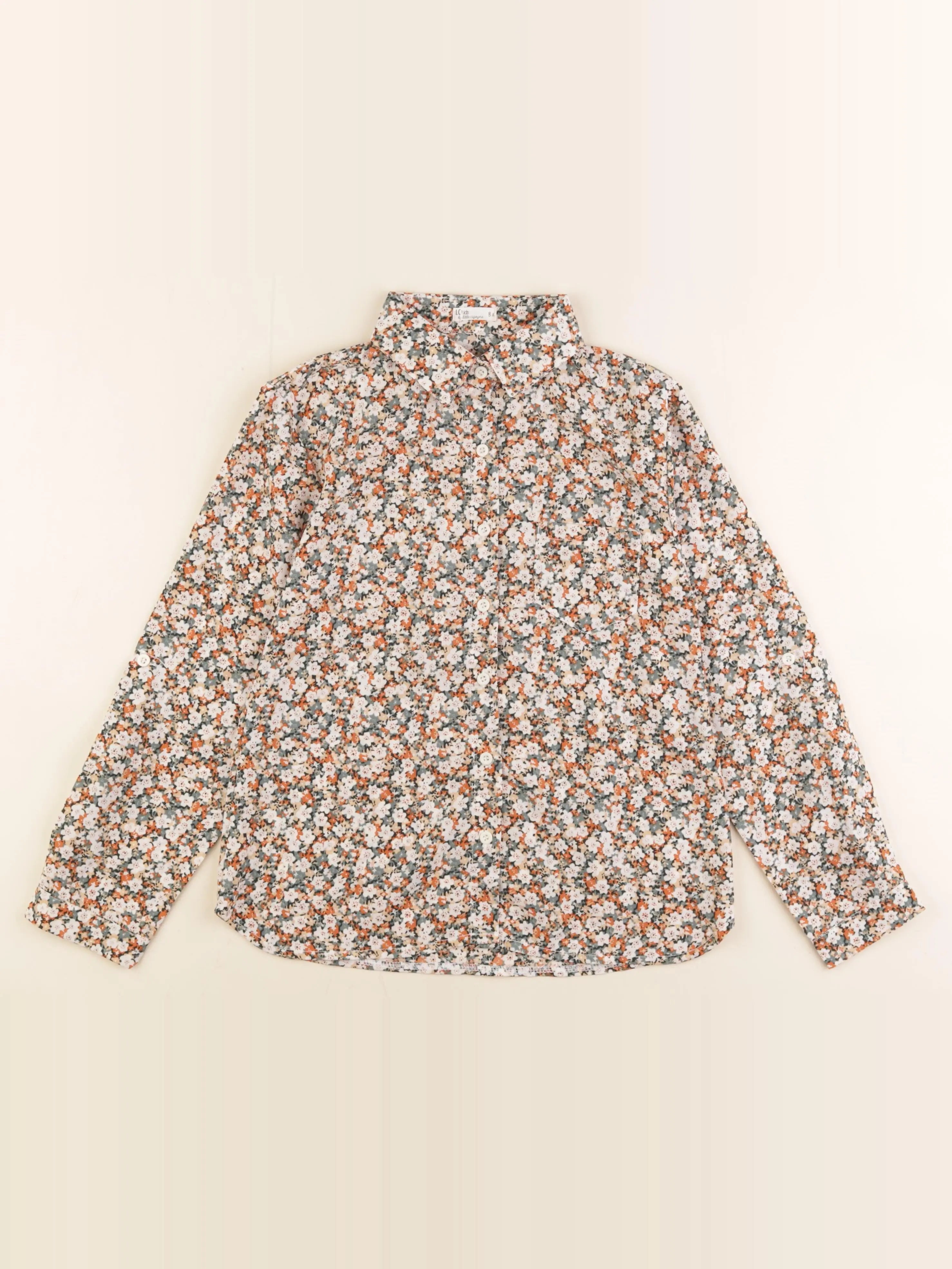 Little Cigogne - blouse multicolore - 8 ans