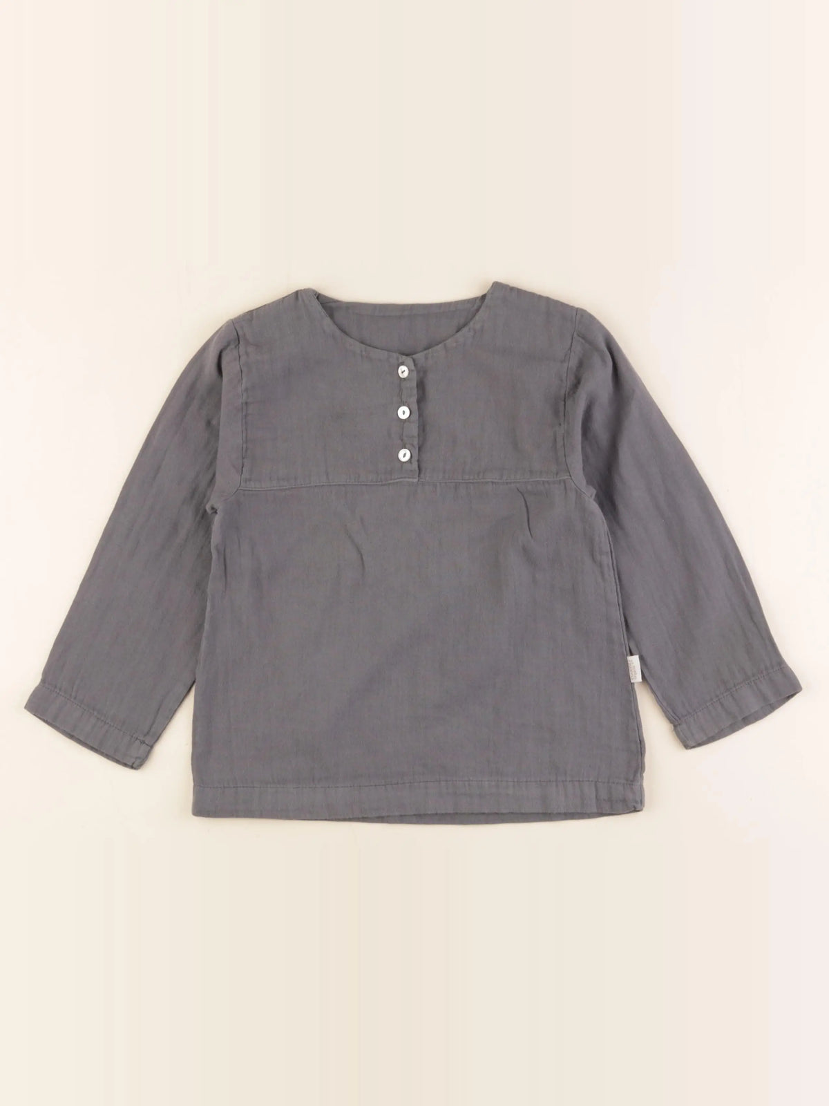 Poudre Organic - blouse gris - 3 ans
