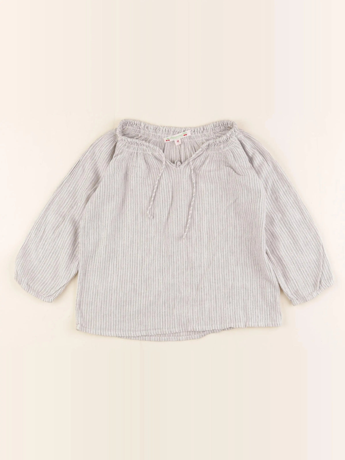 Bonpoint - blouse gris - 4 ans