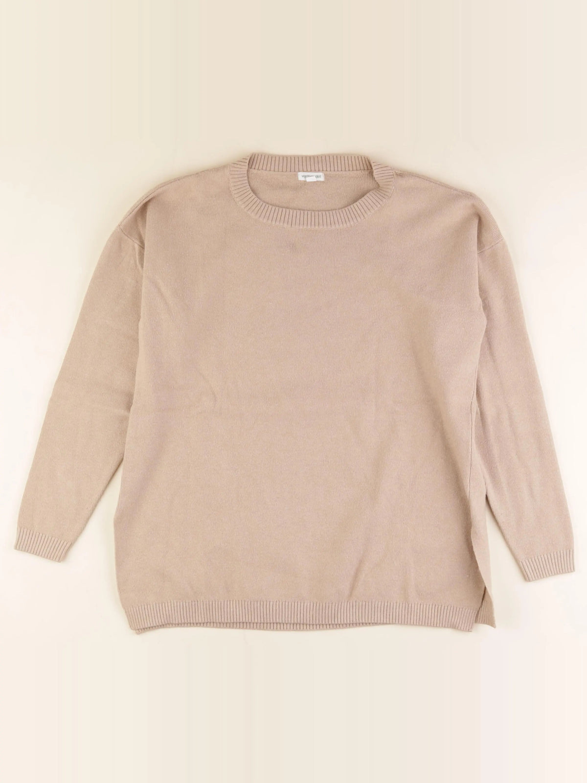Vertbaudet - pull grossesse beige - 34 à 36