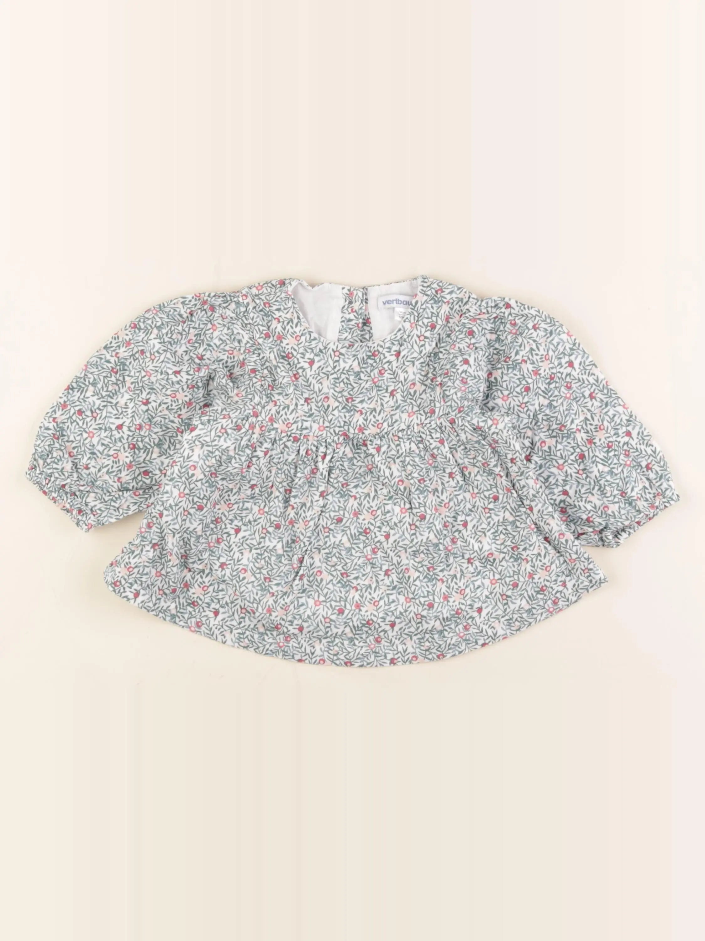 Vertbaudet - blouse multicolore - 12 mois