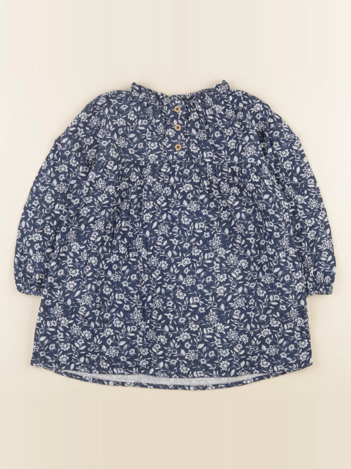Vertbaudet - robe bleu - 36 mois