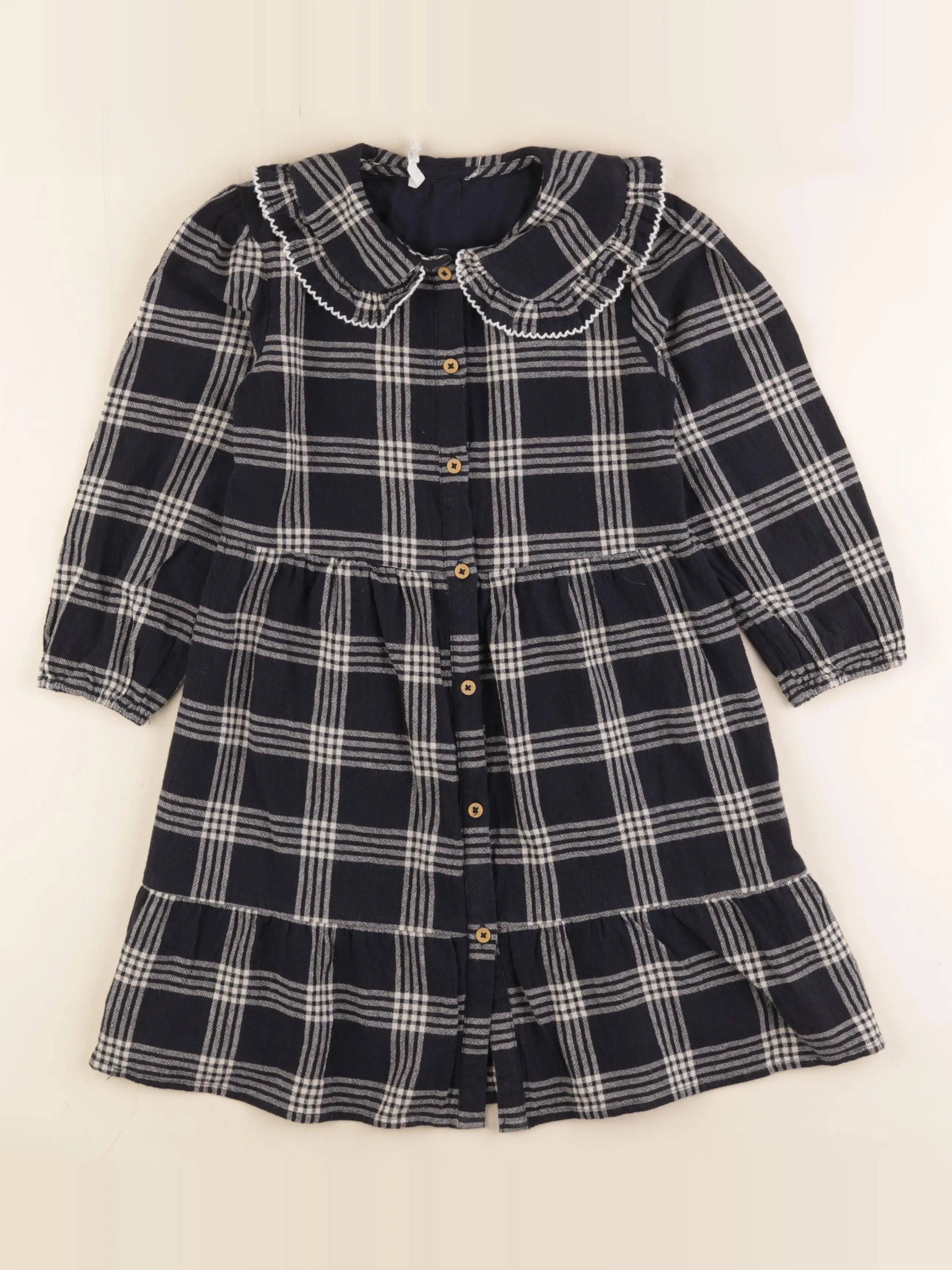 Monoprix - robe bleu - 6 ans