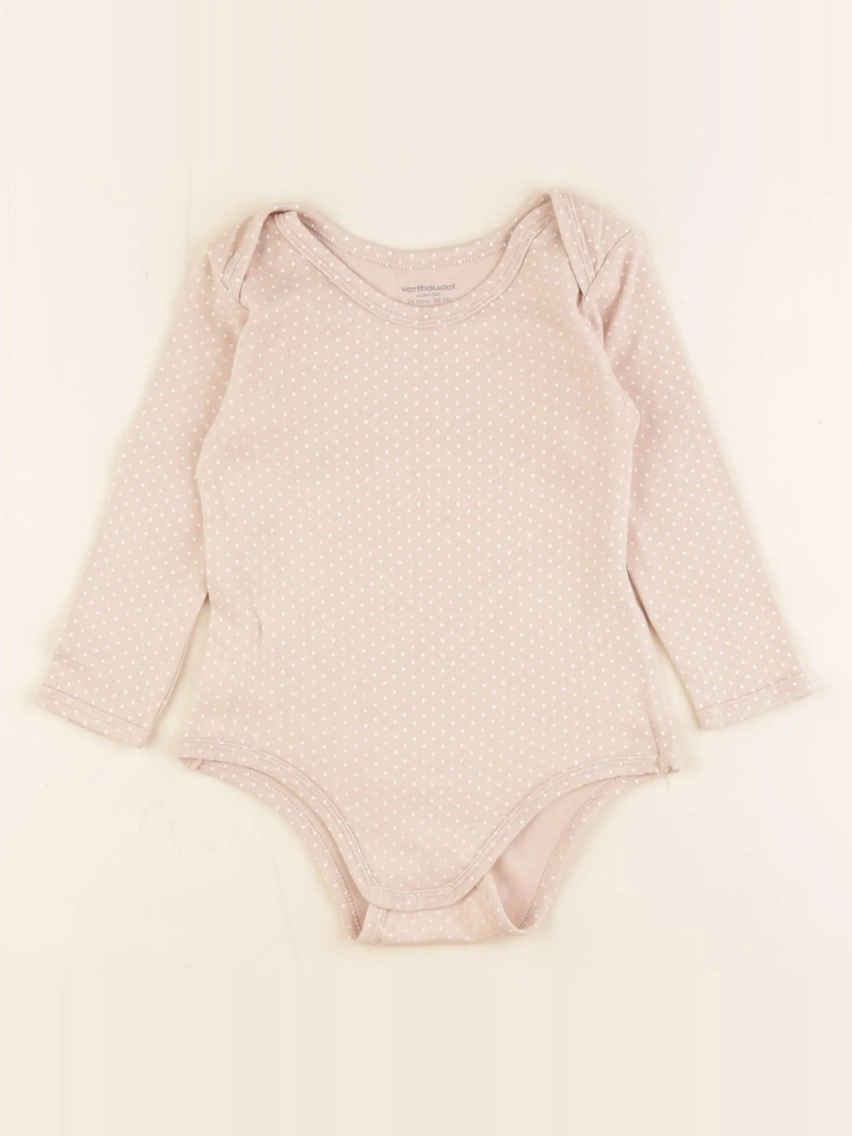 Vertbaudet - body rose - 24 mois