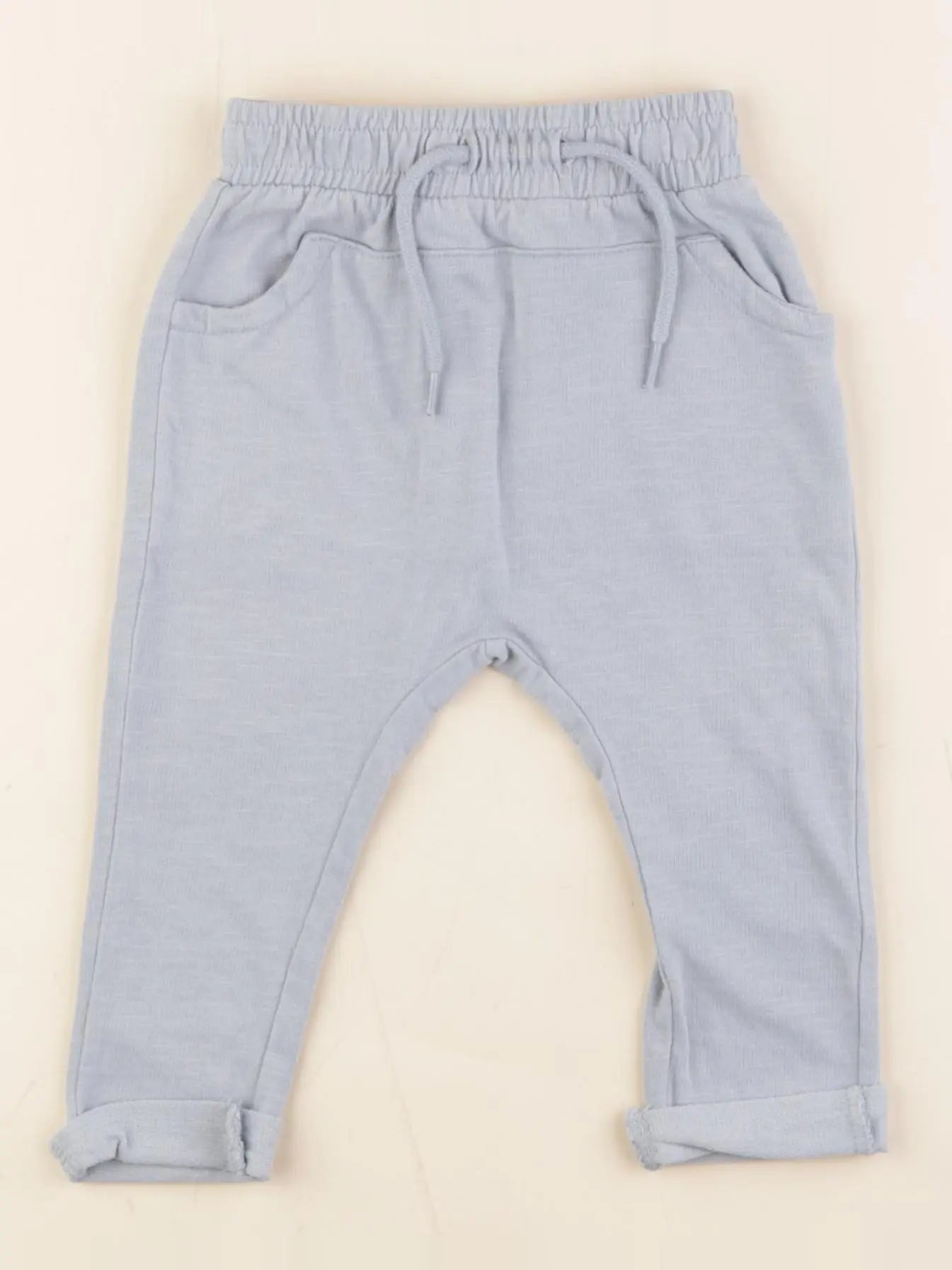 Vertbaudet - pantalon bleu - 6 mois