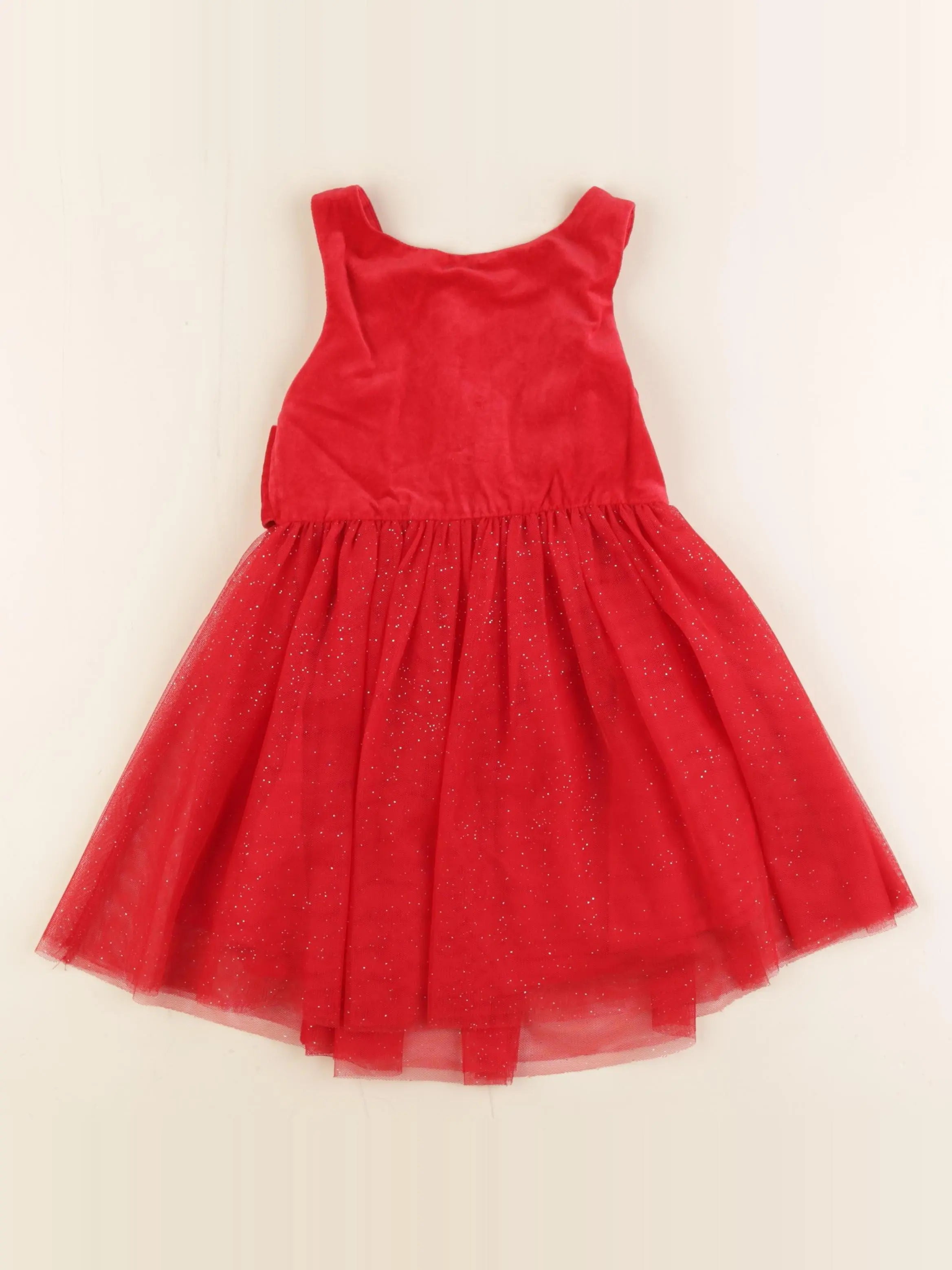 Vertbaudet - robe rouge - 3 ans