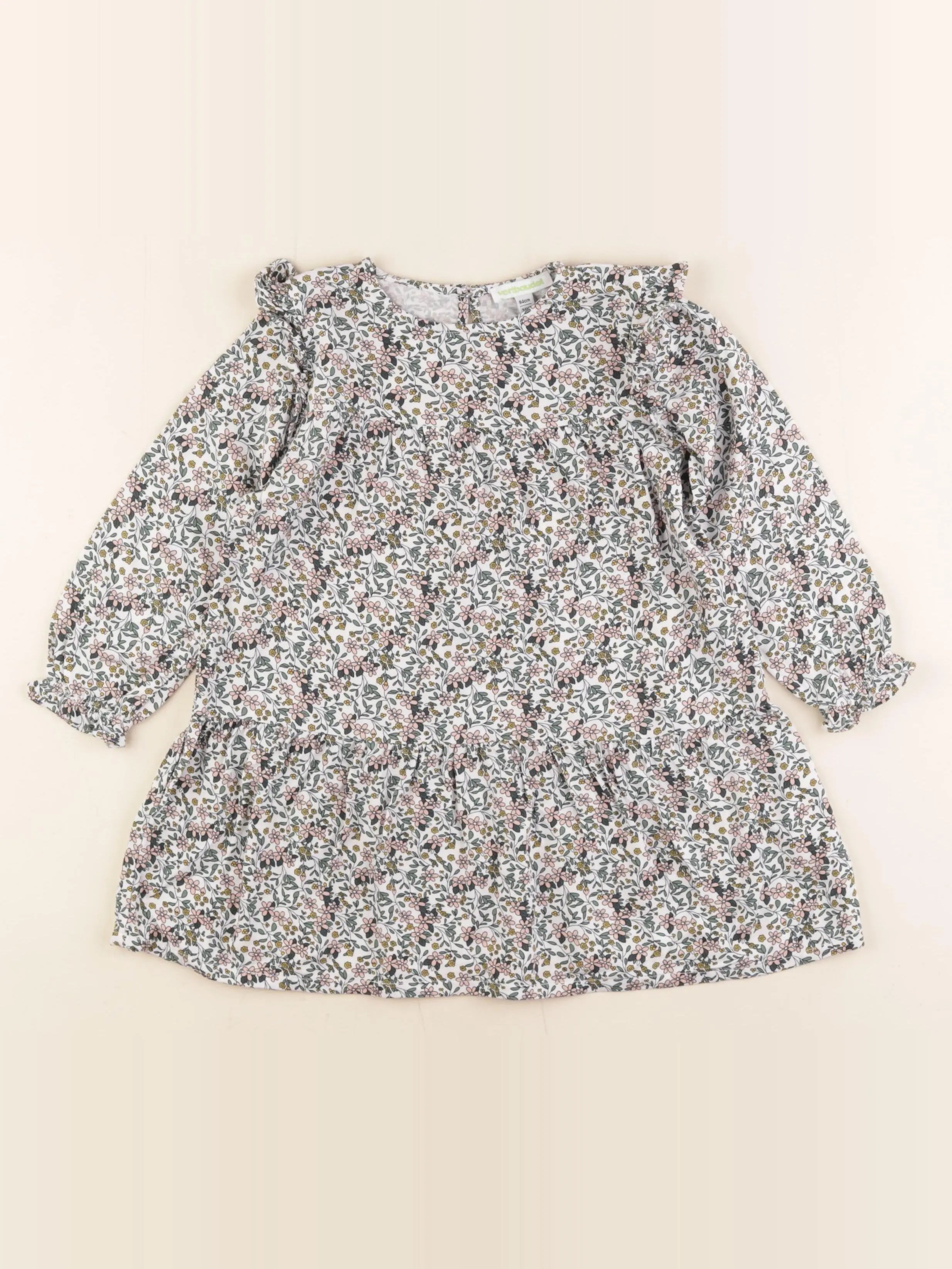 Vertbaudet - robe multicolore - 3 ans