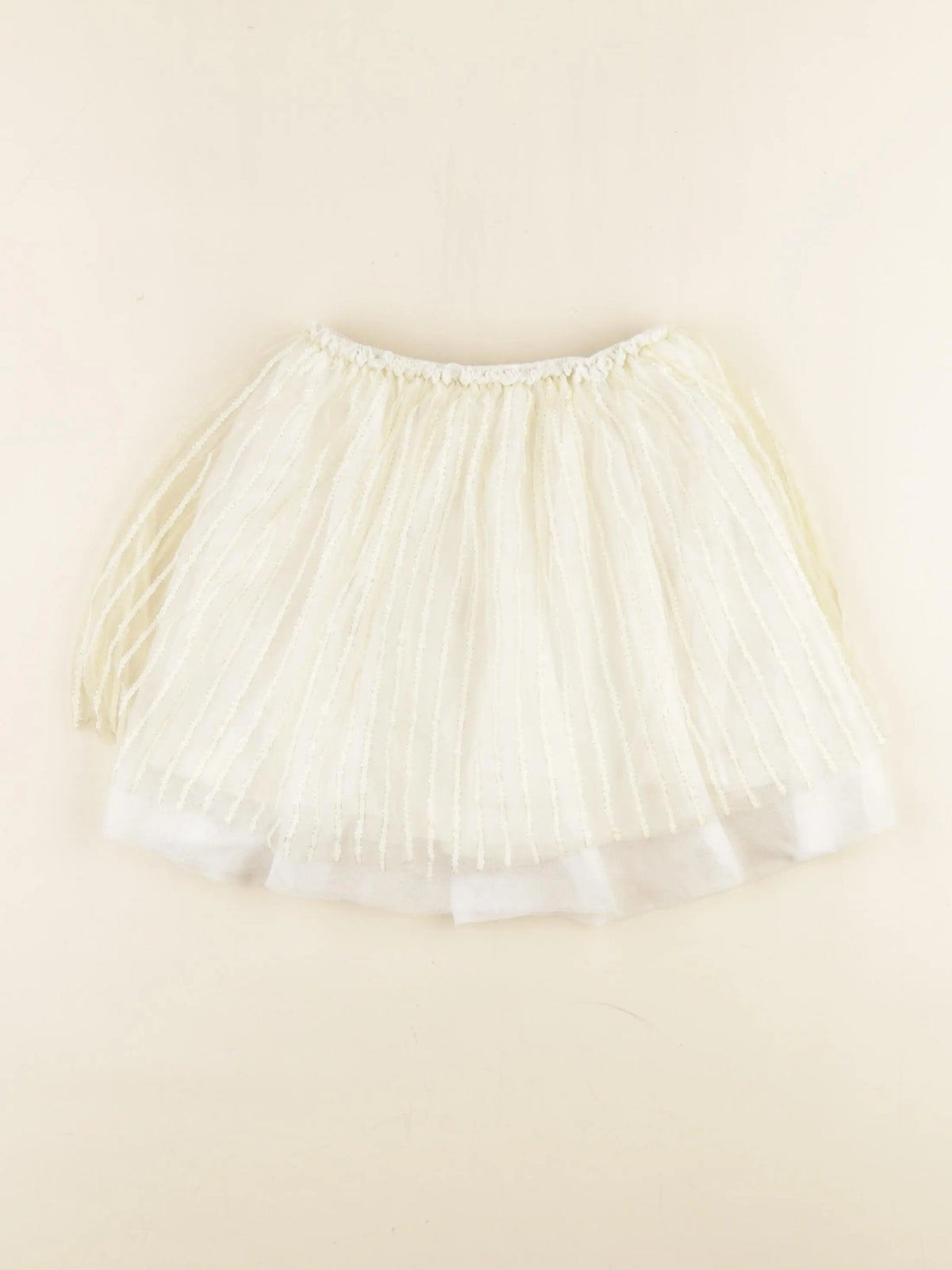 Zara - jupe beige, or - 8 ans