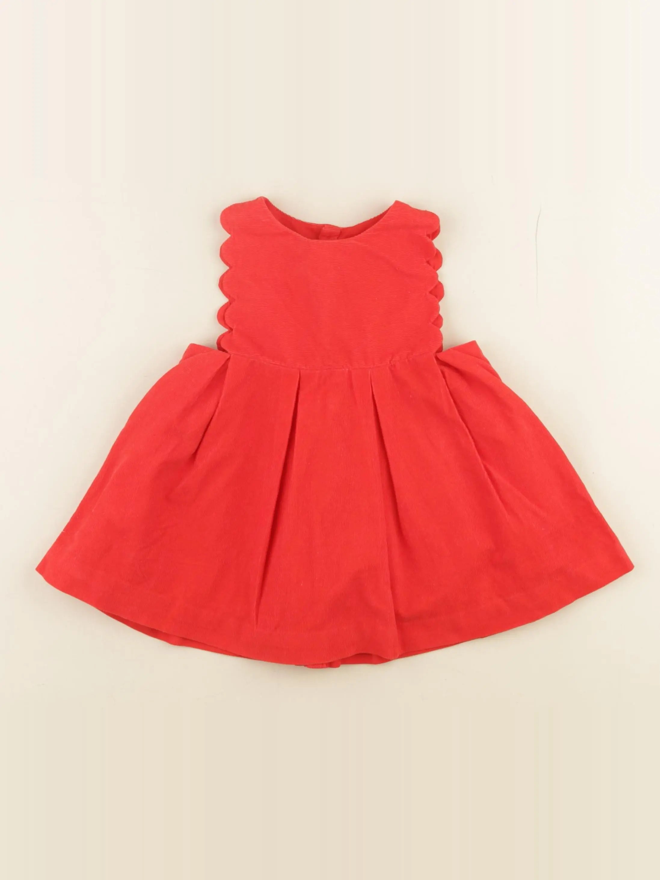 Jacadi - robe rouge - 12 mois