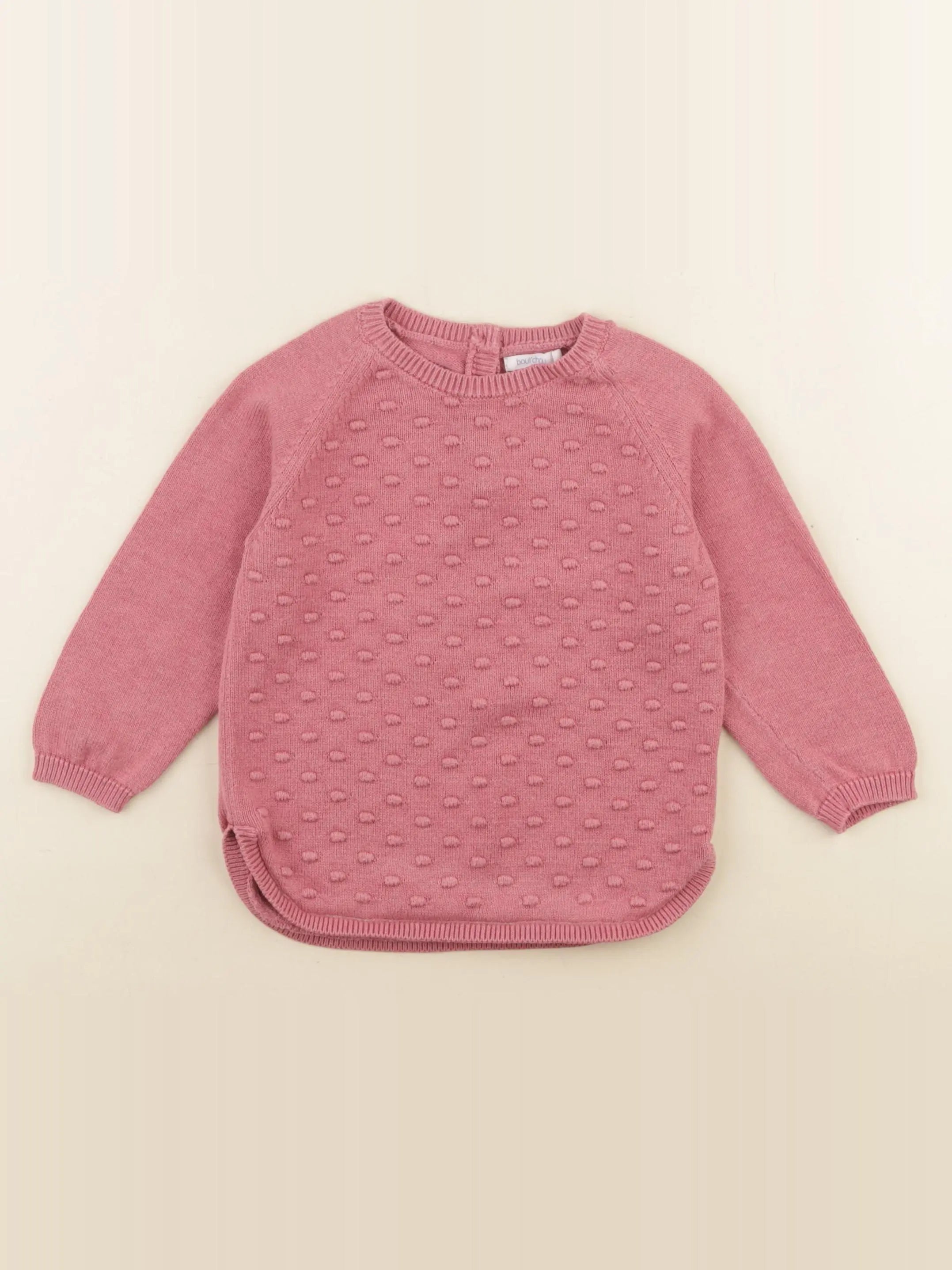 Boutchou - pull rose - 24 mois