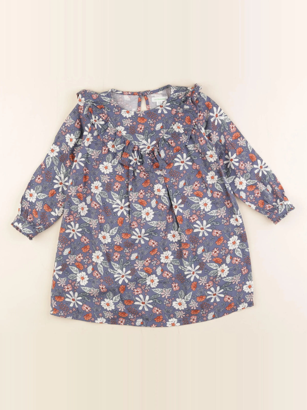 Vertbaudet - robe multicolore - 3 ans