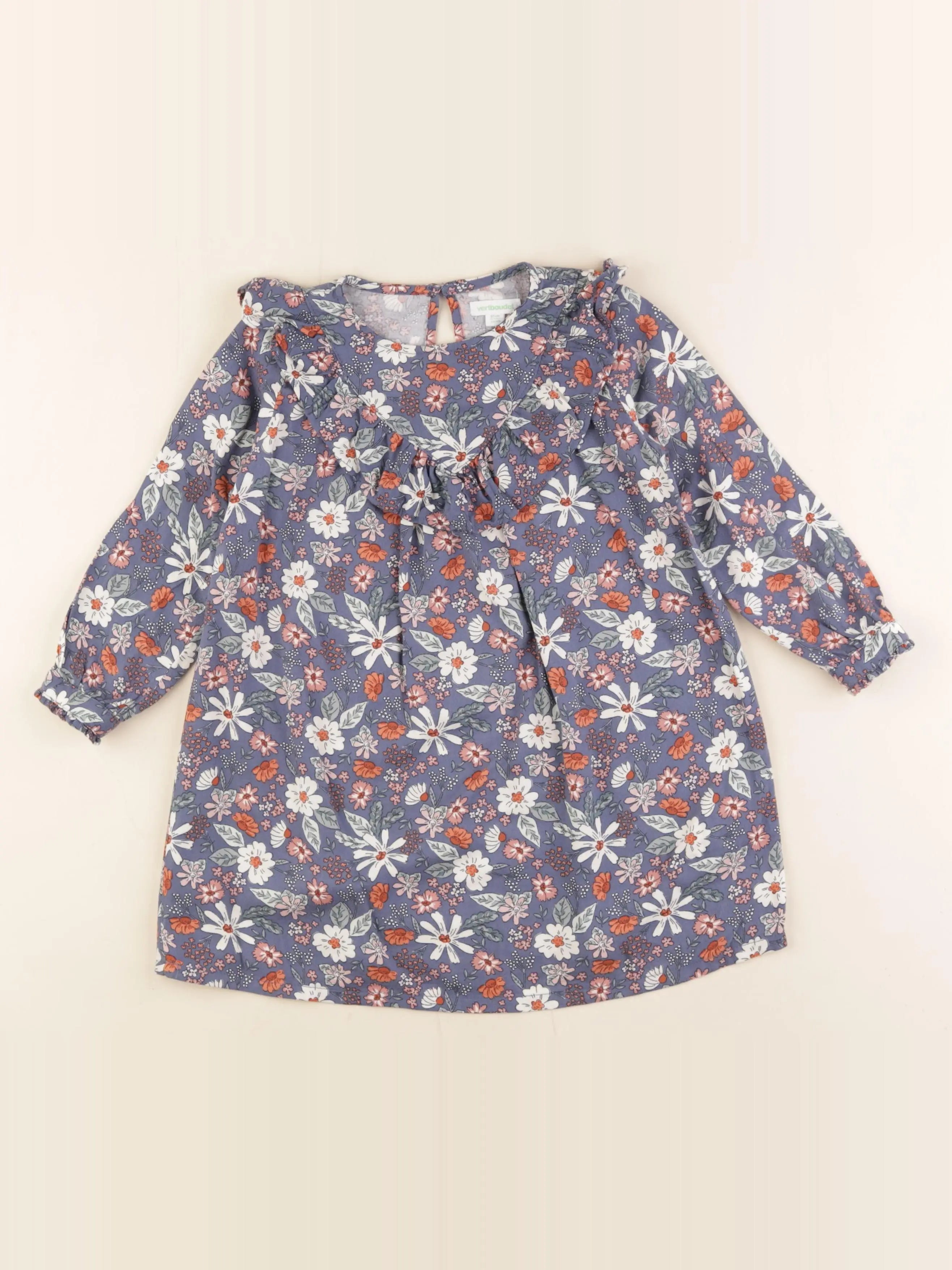 Vertbaudet - robe multicolore - 3 ans