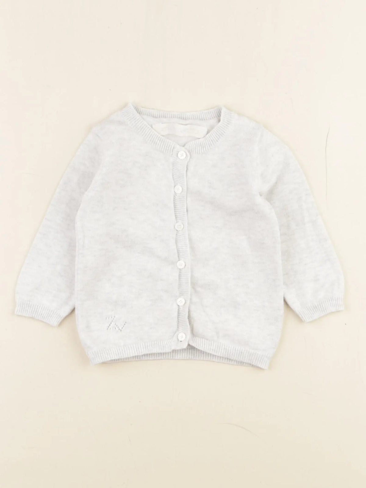 Zadig & Voltaire - gilet gris - 6 mois