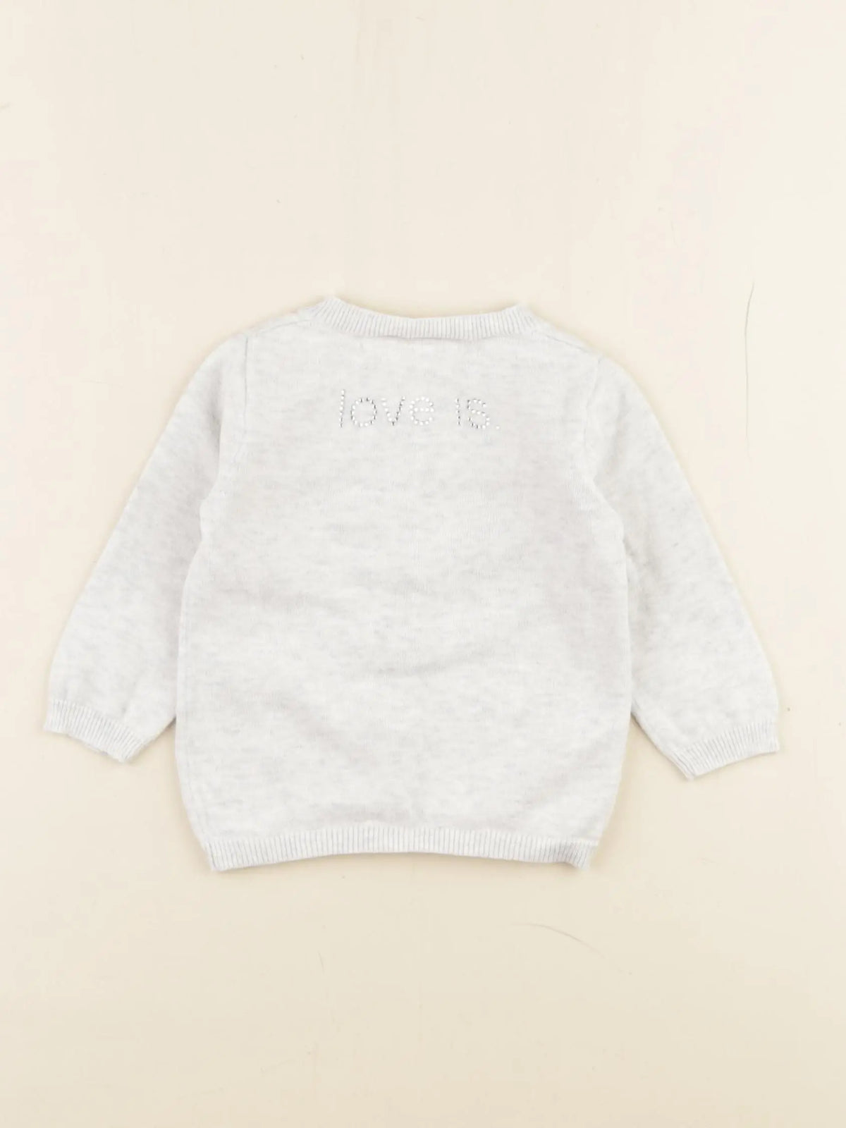 Zadig & Voltaire - gilet gris - 6 mois