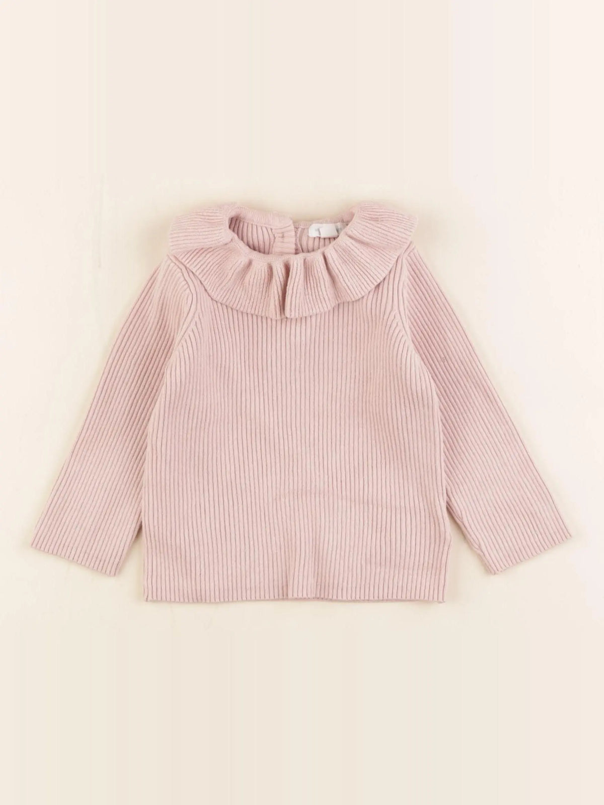 Vertbaudet - pull rose - 9 mois
