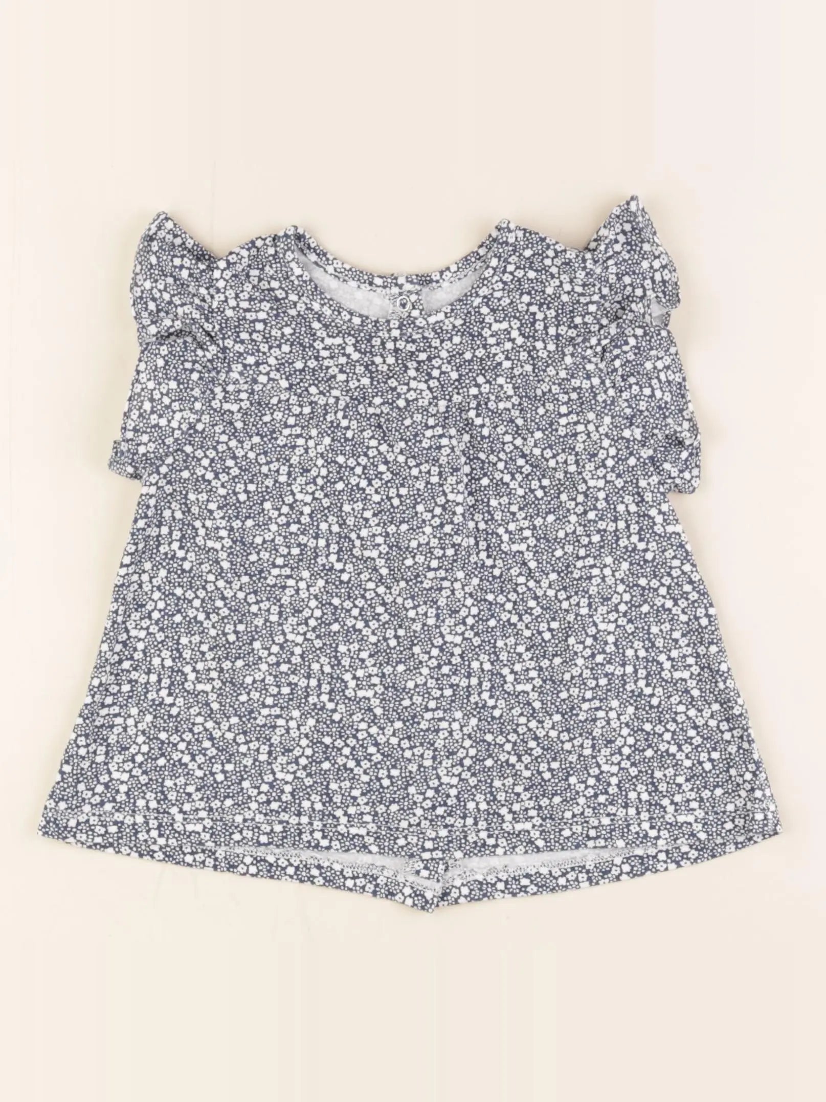 Vertbaudet - tee-shirt bleu - 24 mois