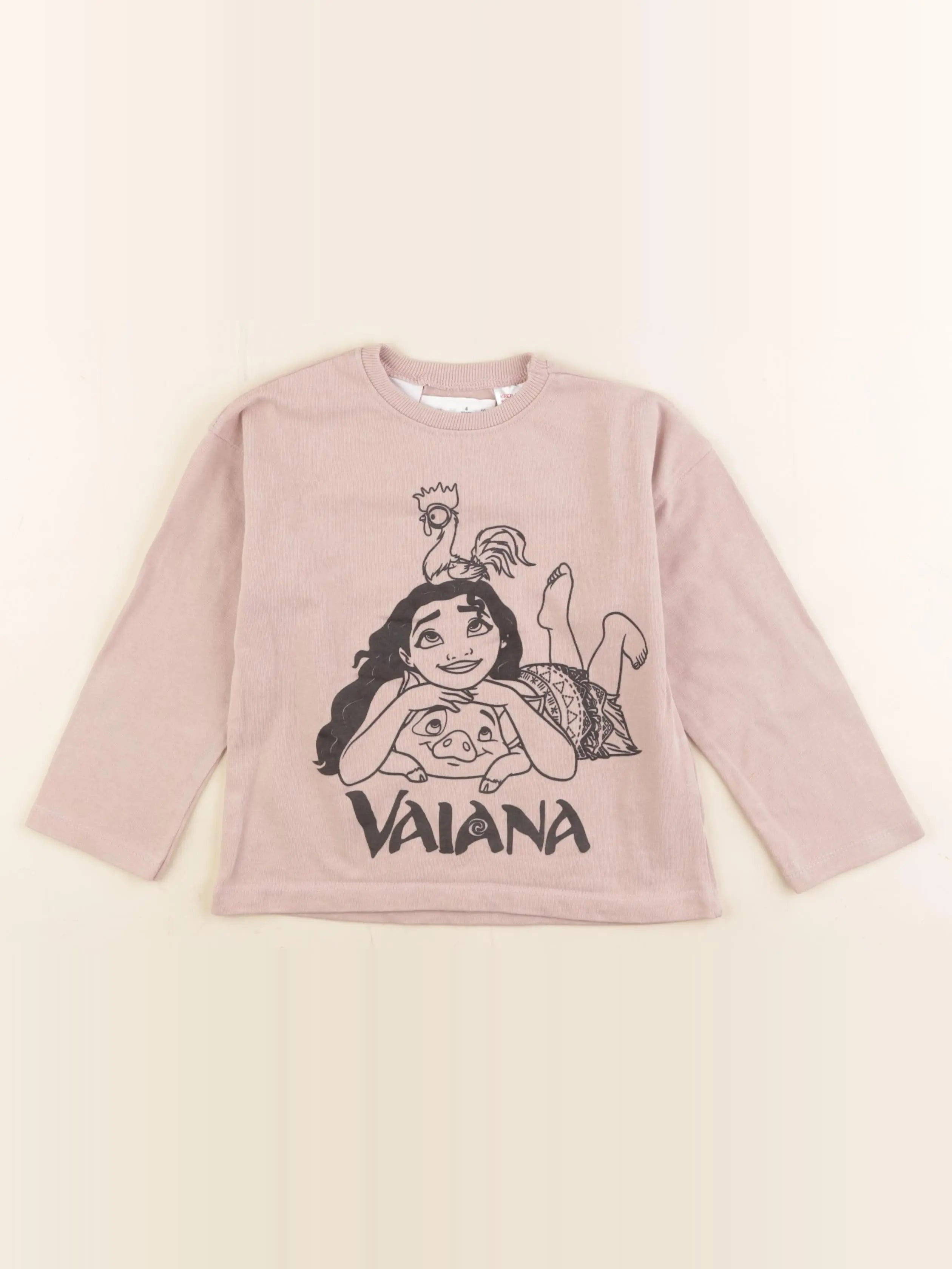 Zara - tee-shirt imprimé au dos rose - 4 ans