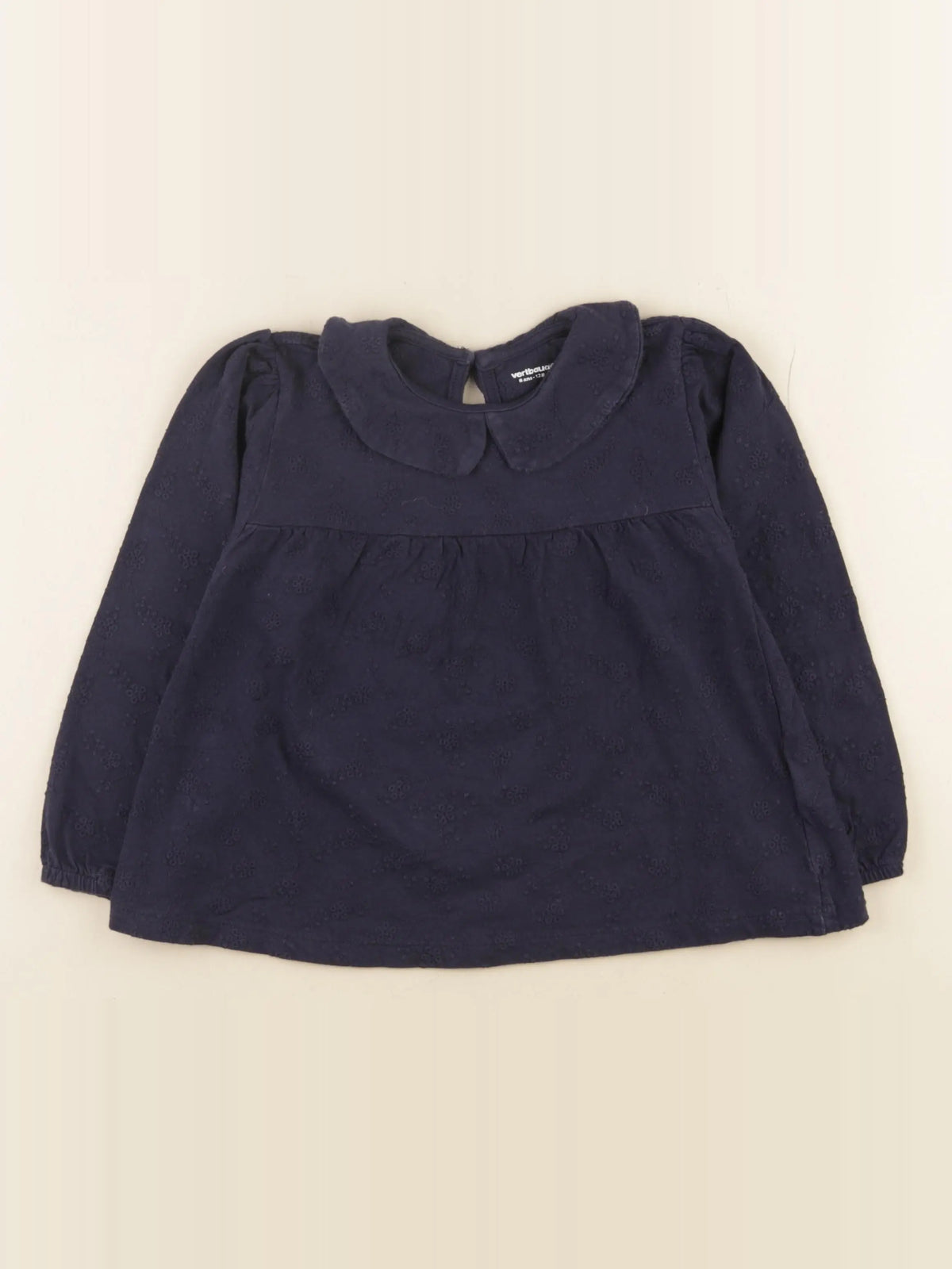 Vertbaudet - blouse bleu - 8 ans