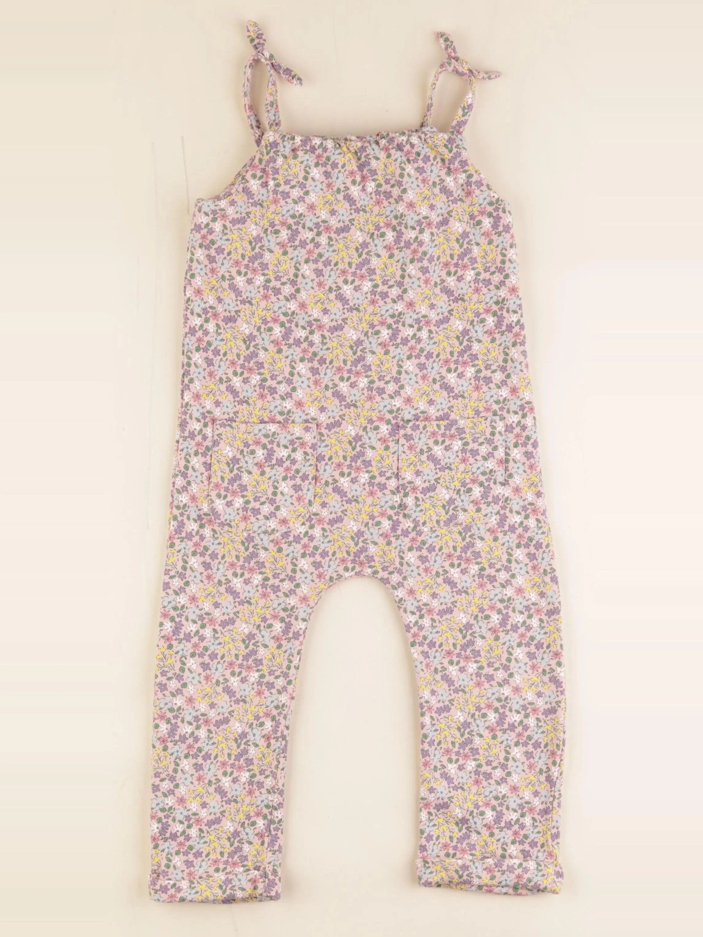 Vertbaudet - combinaison doublé rose - 36 mois