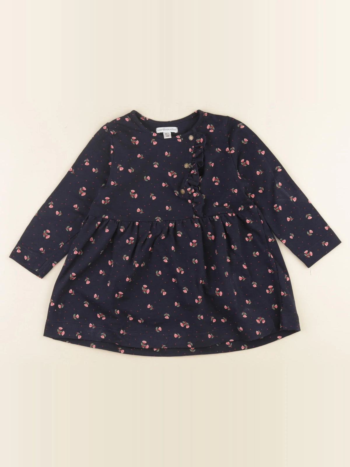 Vertbaudet - robe bleu - 36 mois