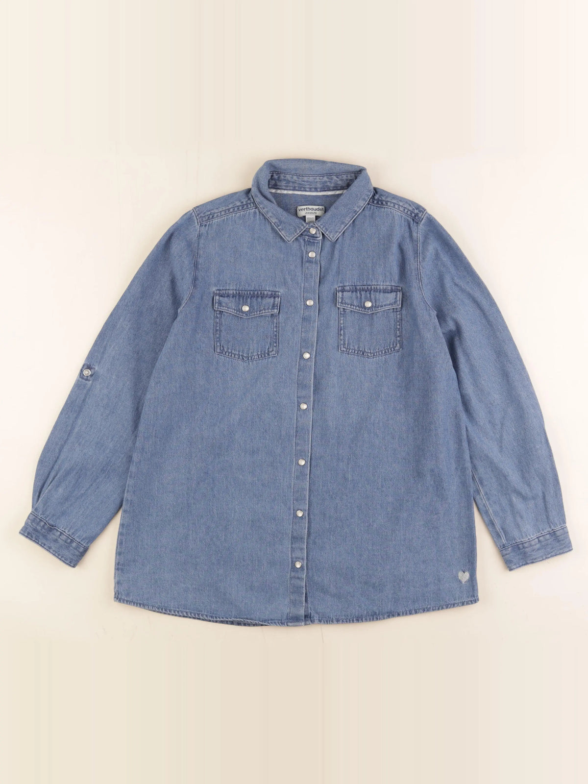 Vertbaudet - blouse bleu - 12 ans