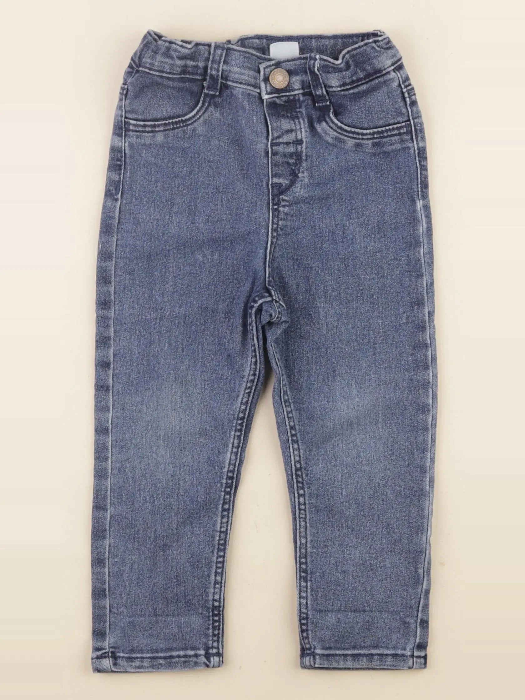 H&M - jean bleu - 18/24 mois