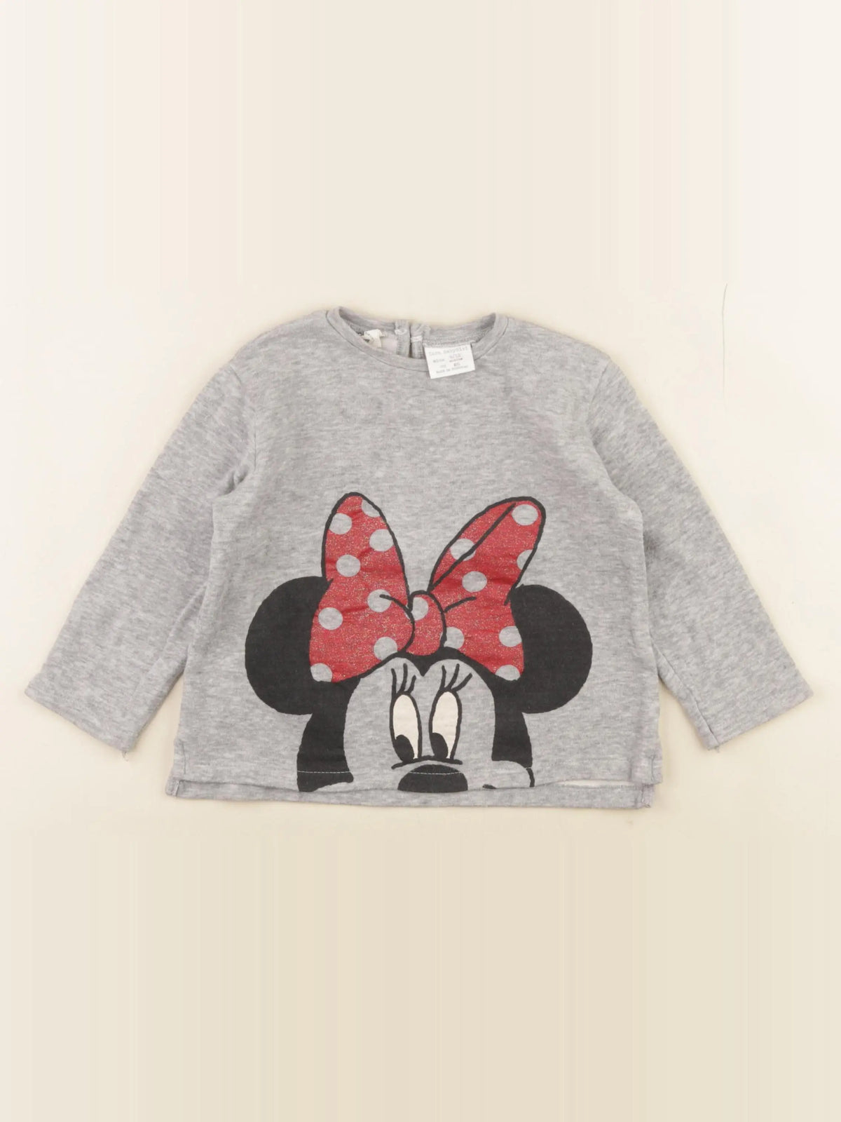 Zara - tee-shirt gris - 9/12 mois