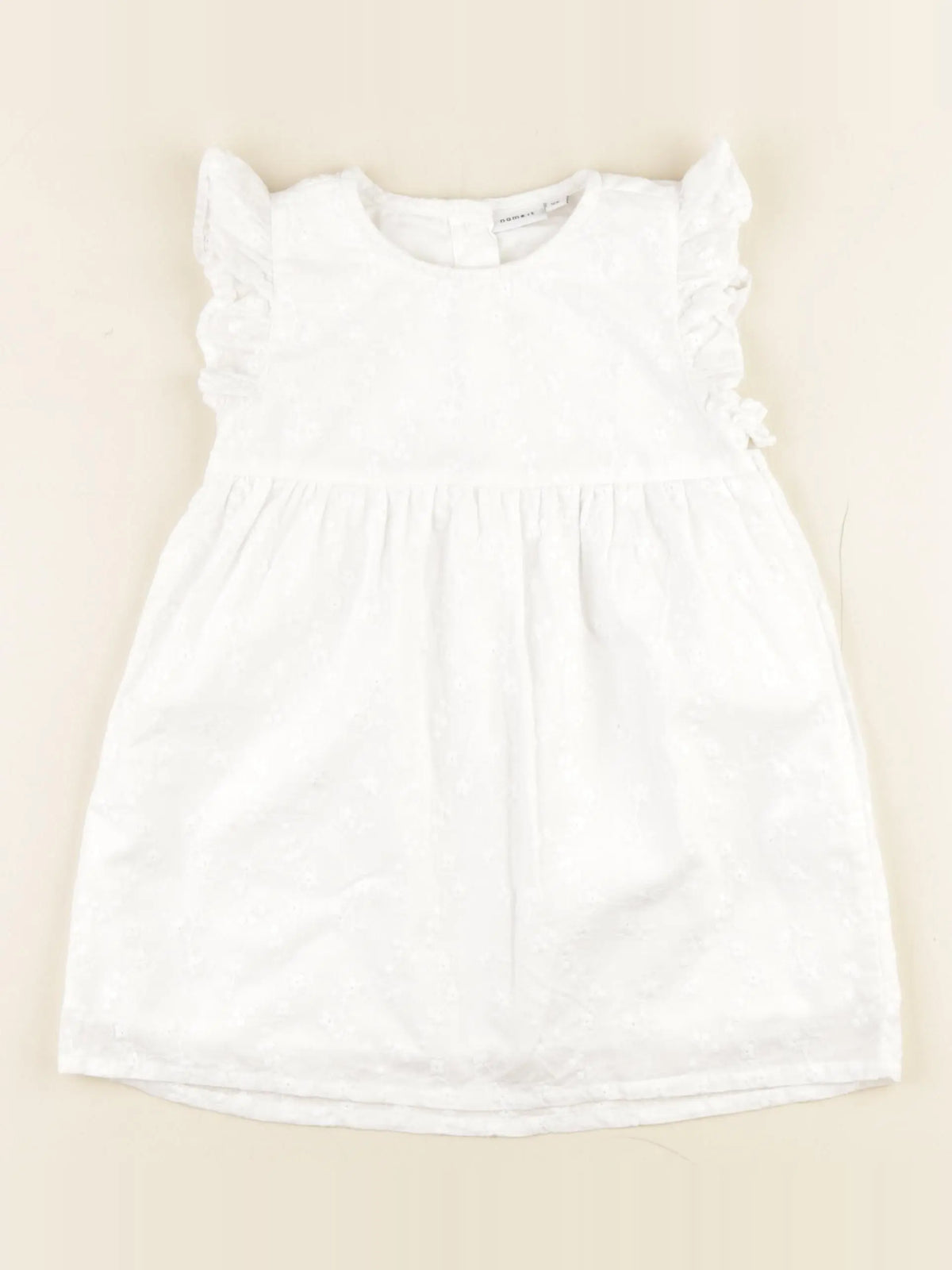 Name it - robe blanc - 12/18 mois