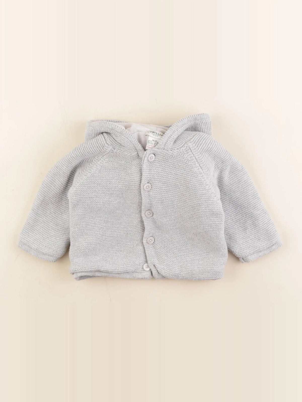 Cyrillus - veste gris - 3 mois