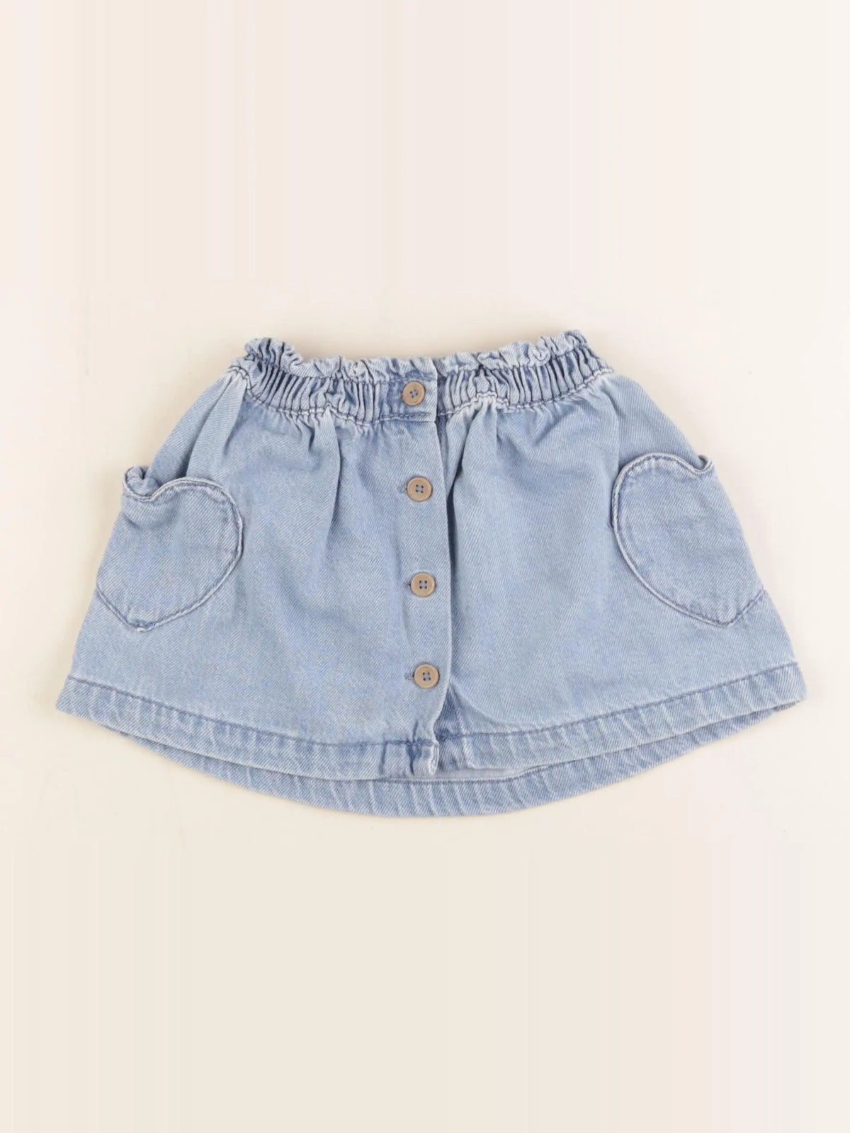 Vertbaudet - jupe bleu - 18 mois