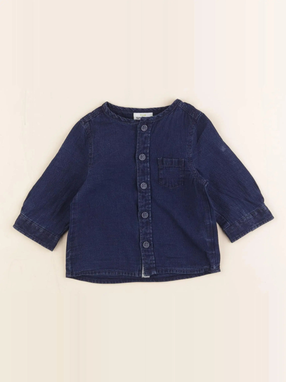 Tape à l'oeil - chemise bleu - 3 mois