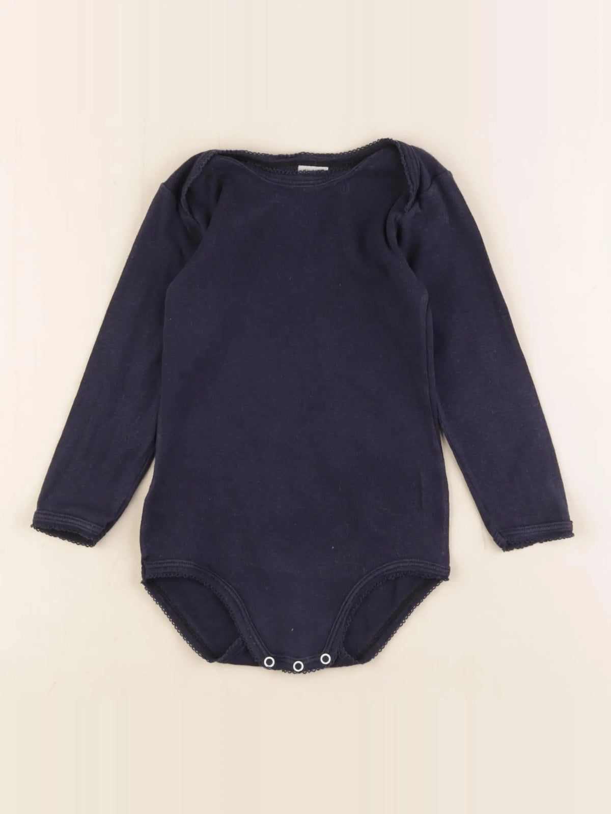 Petit Bateau - body bleu - 24 mois
