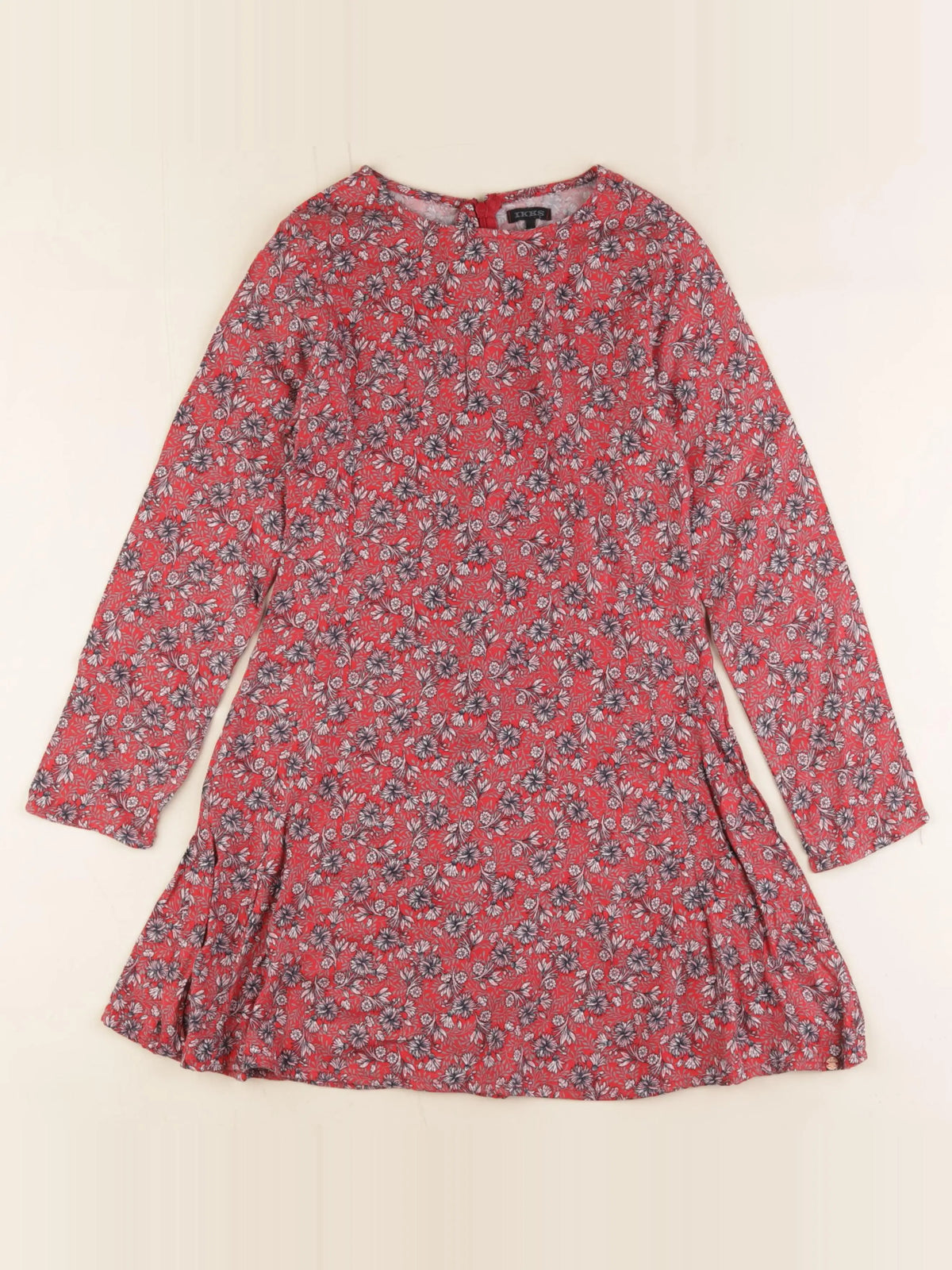 IKKS - robe rouge - 8 ans