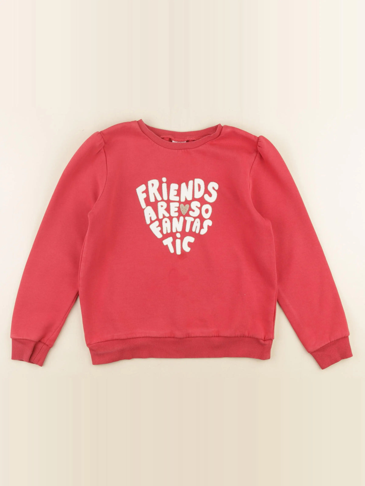 Tape à l'oeil - sweat rouge - 10 ans