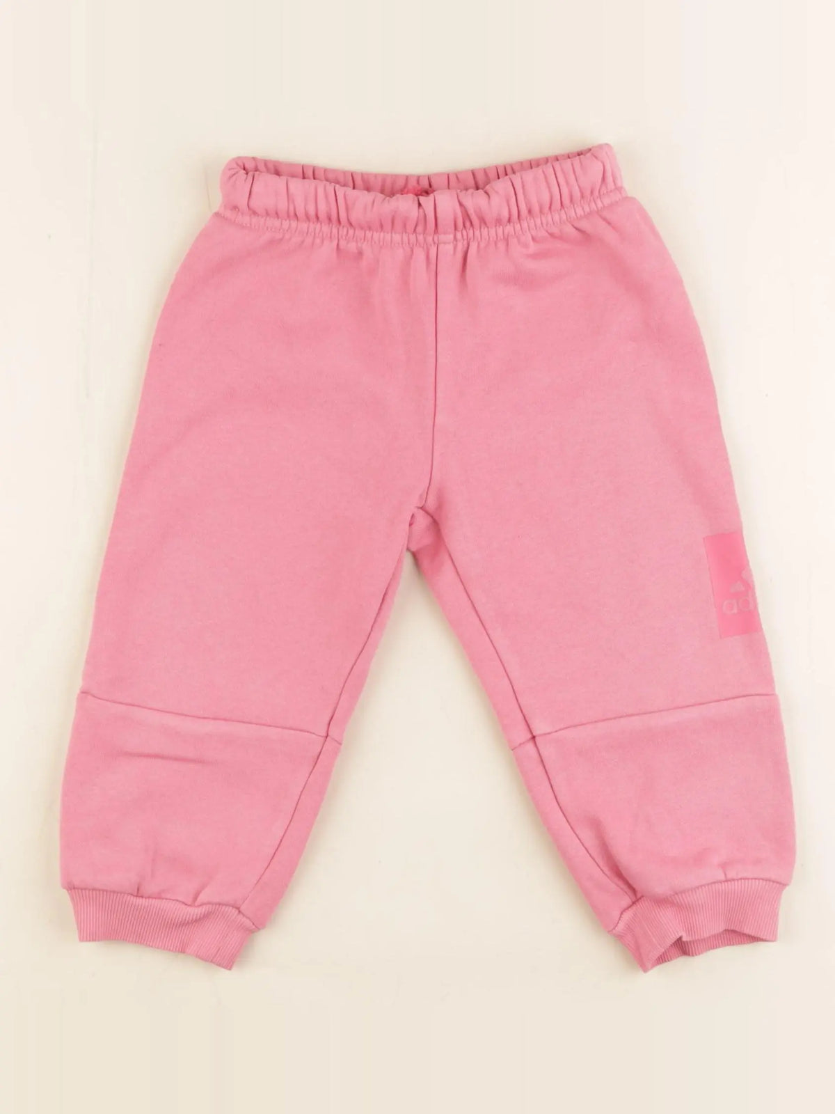 Adidas - jogging doublé rose - 9/12 mois