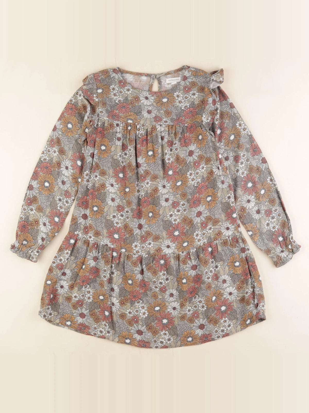 Vertbaudet - robe multicolore - 8 ans