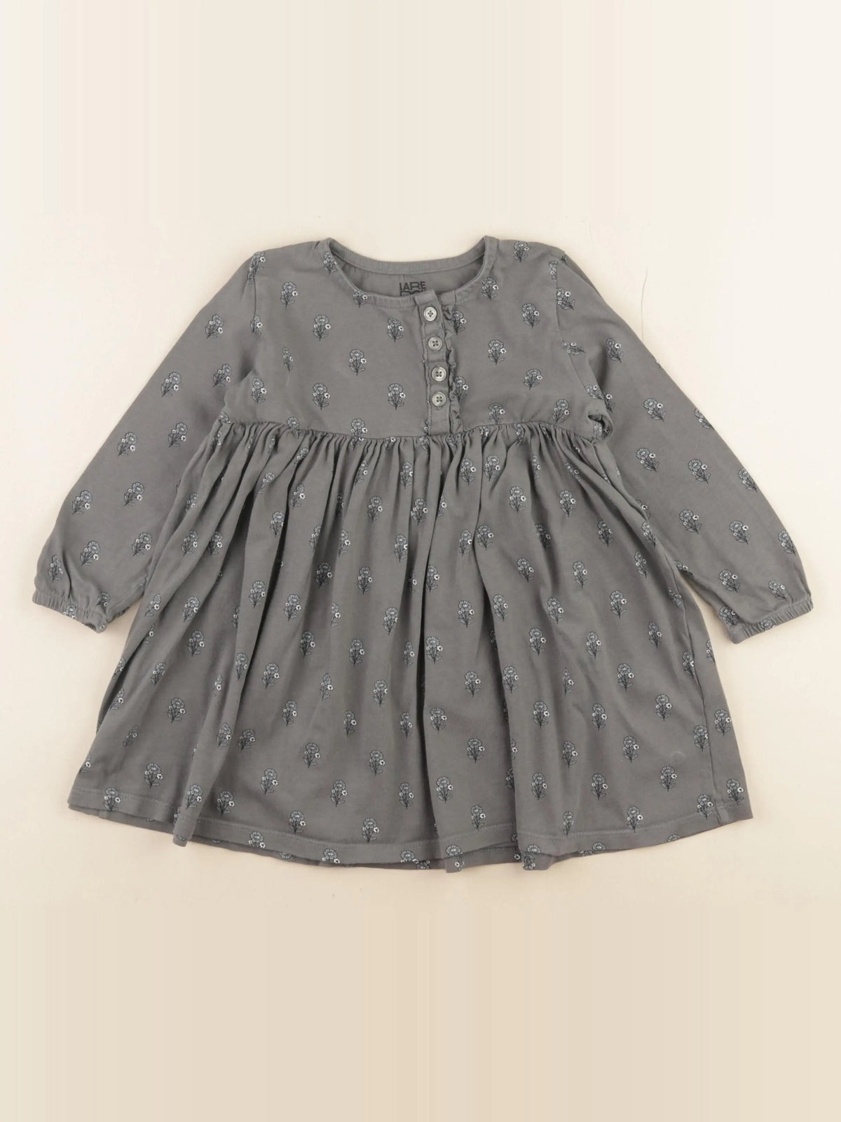 La Redoute - robe gris - 3 ans